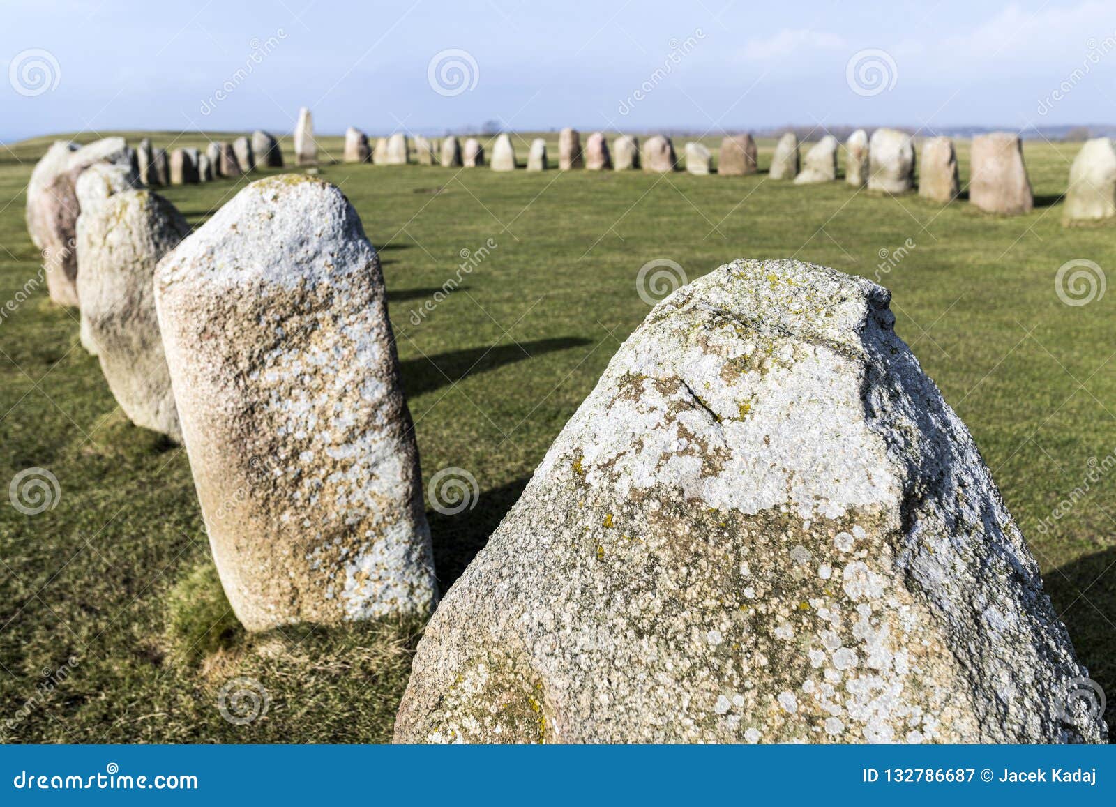 ales stones, imposing megalithic monument in skane, sweden