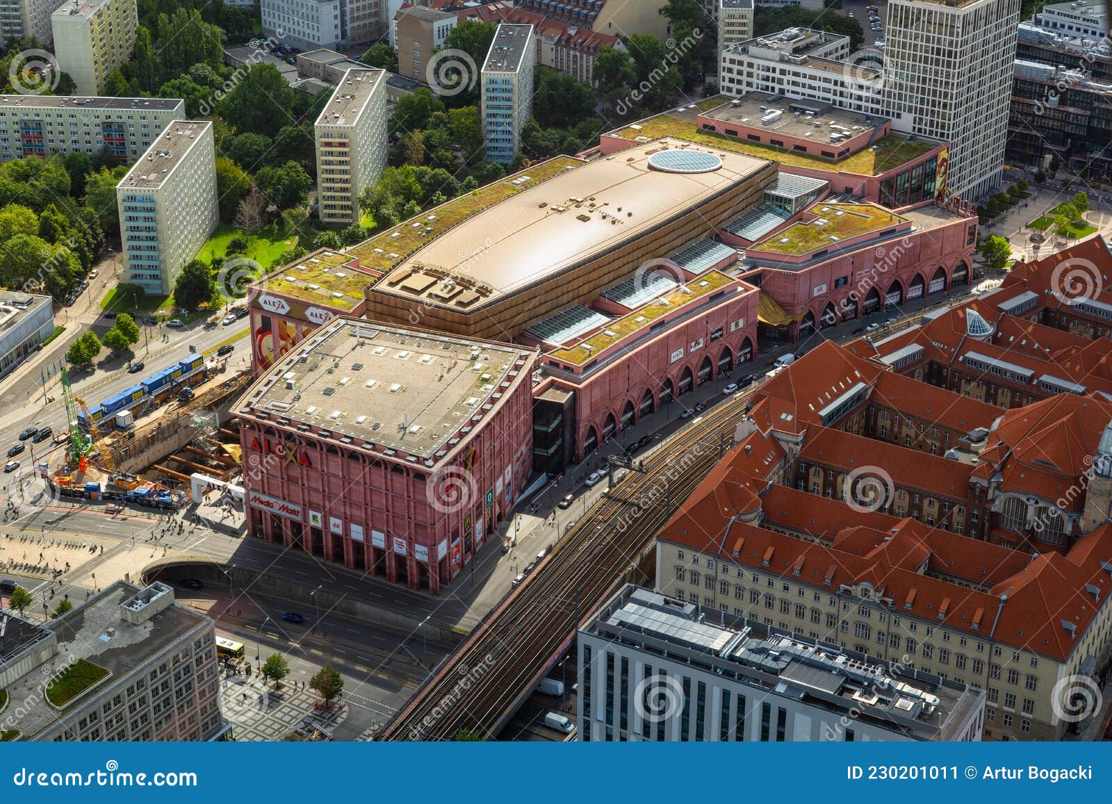 blad fuldstændig Jeg vil have Alexa Shopping Mall Aerial View in Berlin Editorial Photo - Image of  commercial, sale: 230201011