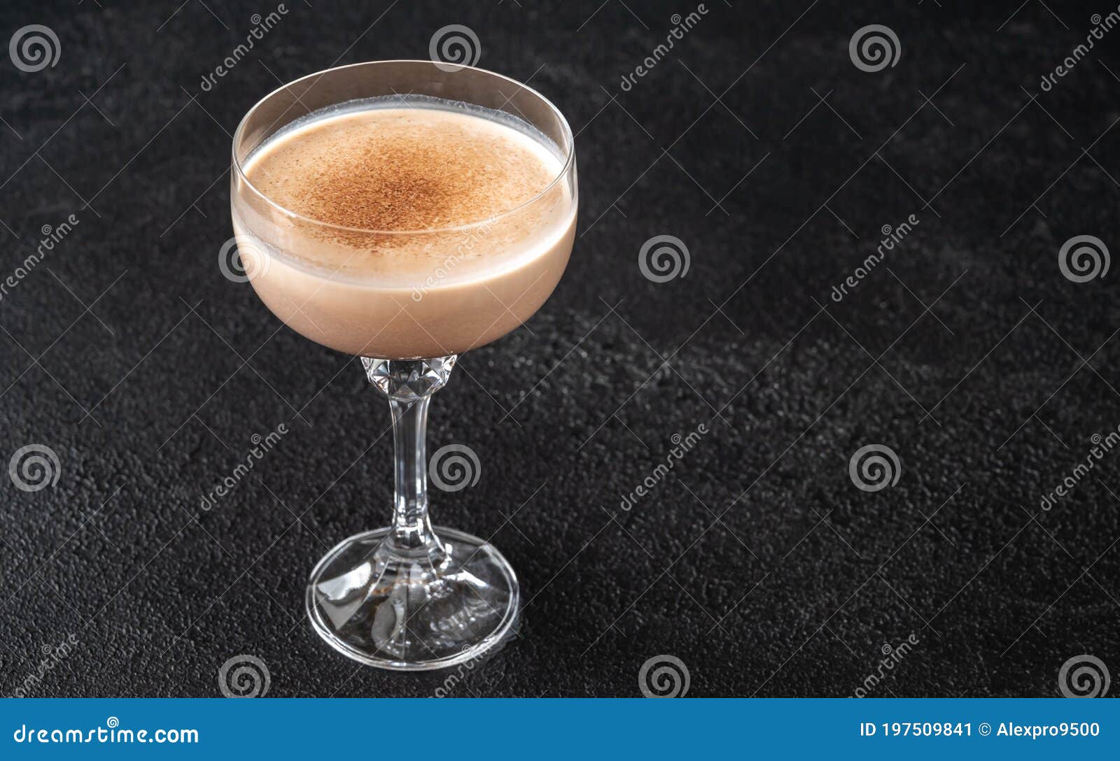 Alexander cocktail stock image. Image of large, closeup - 197509841