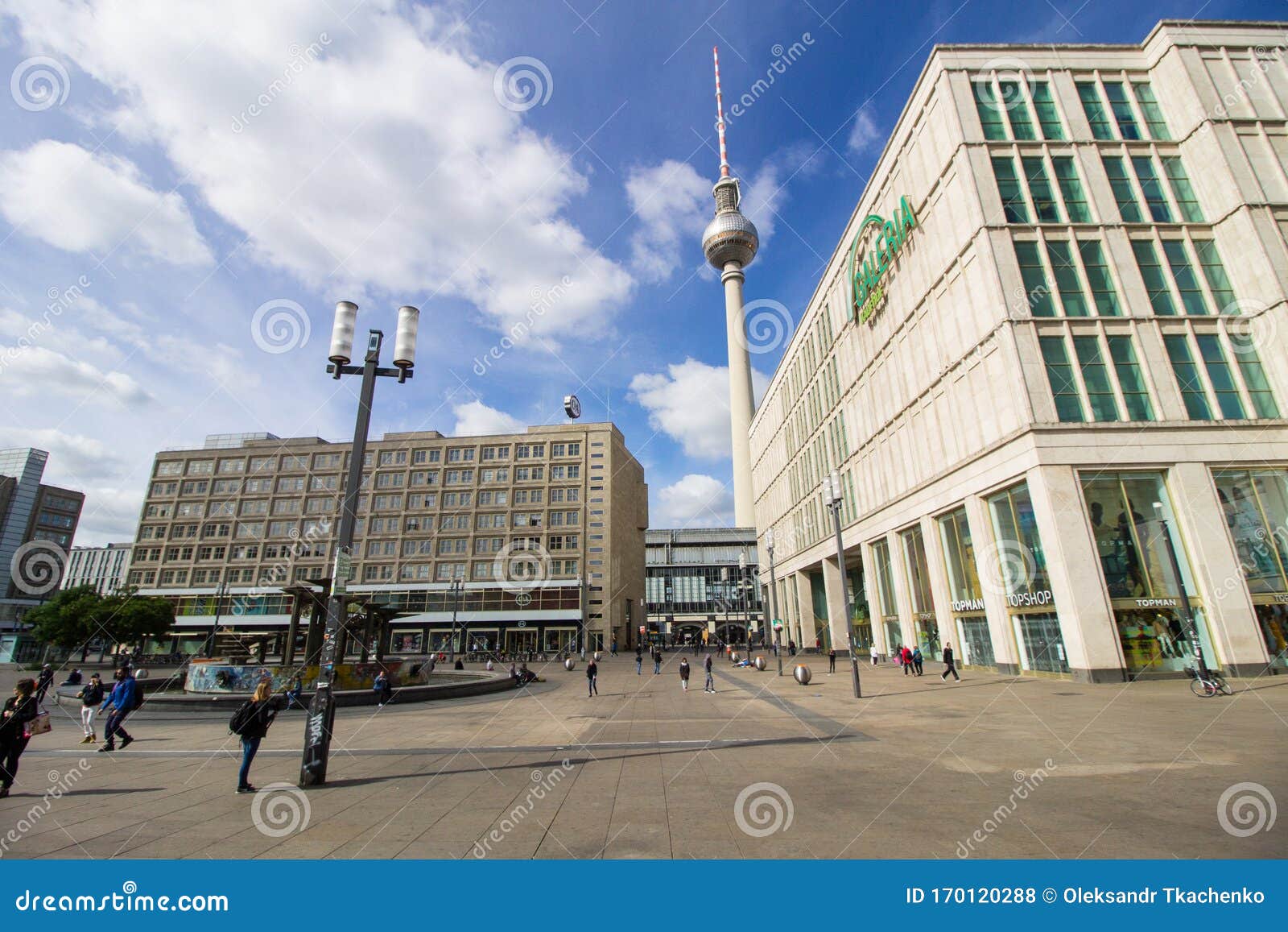 Alexanderplatz Square in Berlin, Germany Editorial Stock Photo - Image
