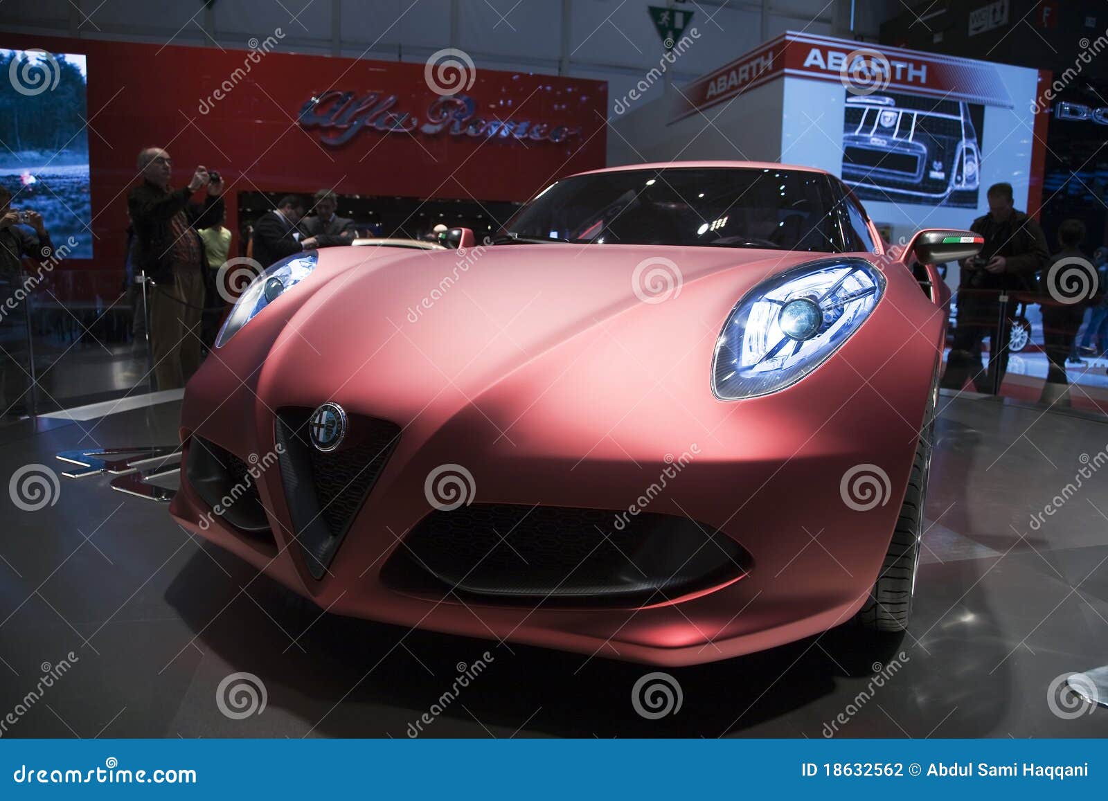 Alfa Romeo 4C Concept Car World Editorial Photography Image of design