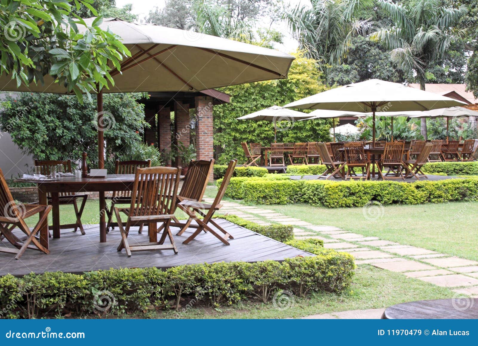 Alfresco Dining stock image. Image of parasols, dining 11970479