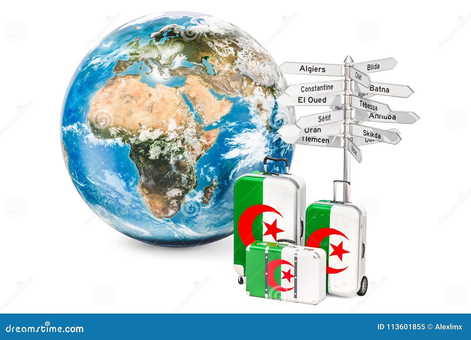 Outline map and flag of Algeria Stock Photo - Alamy