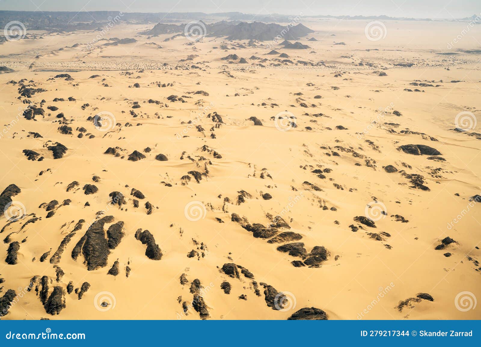 The Algerian Desert Seen from the Sky Stock Photo - Image of beautiful ...