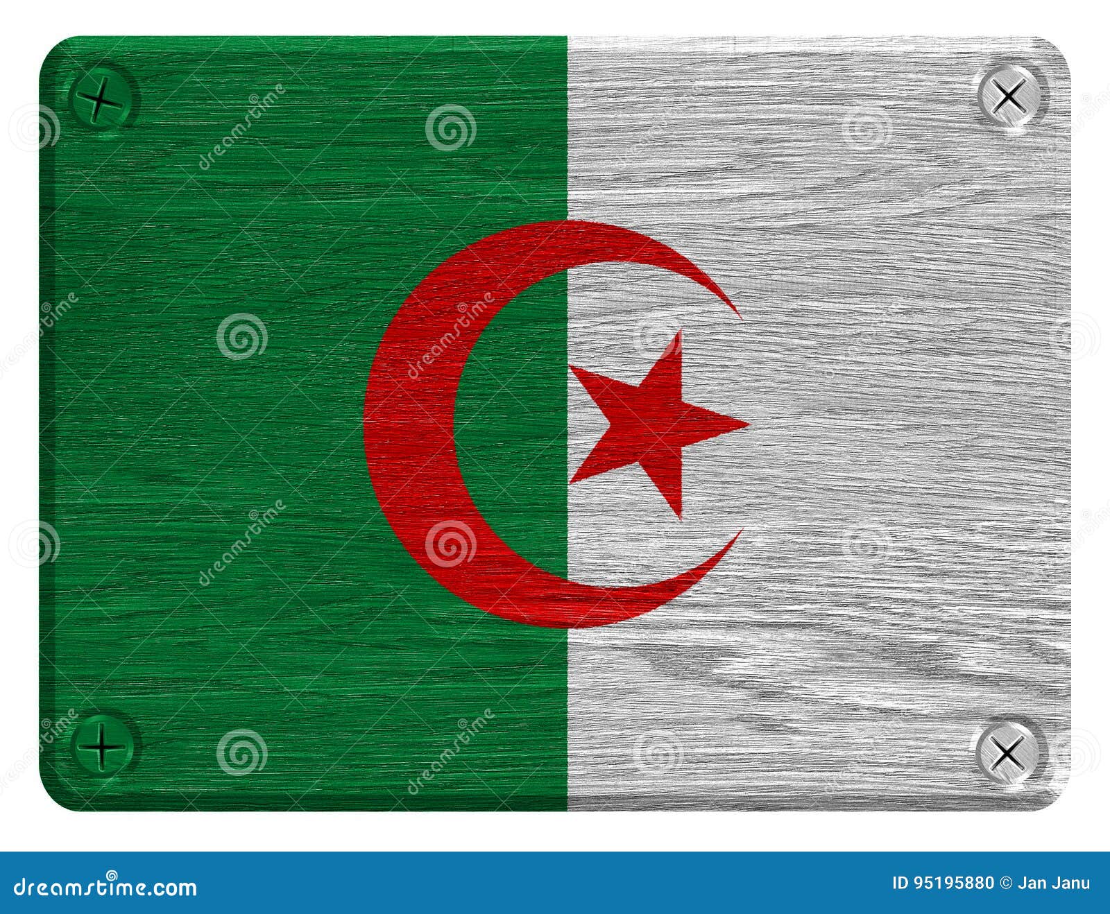 Algerien-Flagge stockfoto. Bild von anstrich, muster ...