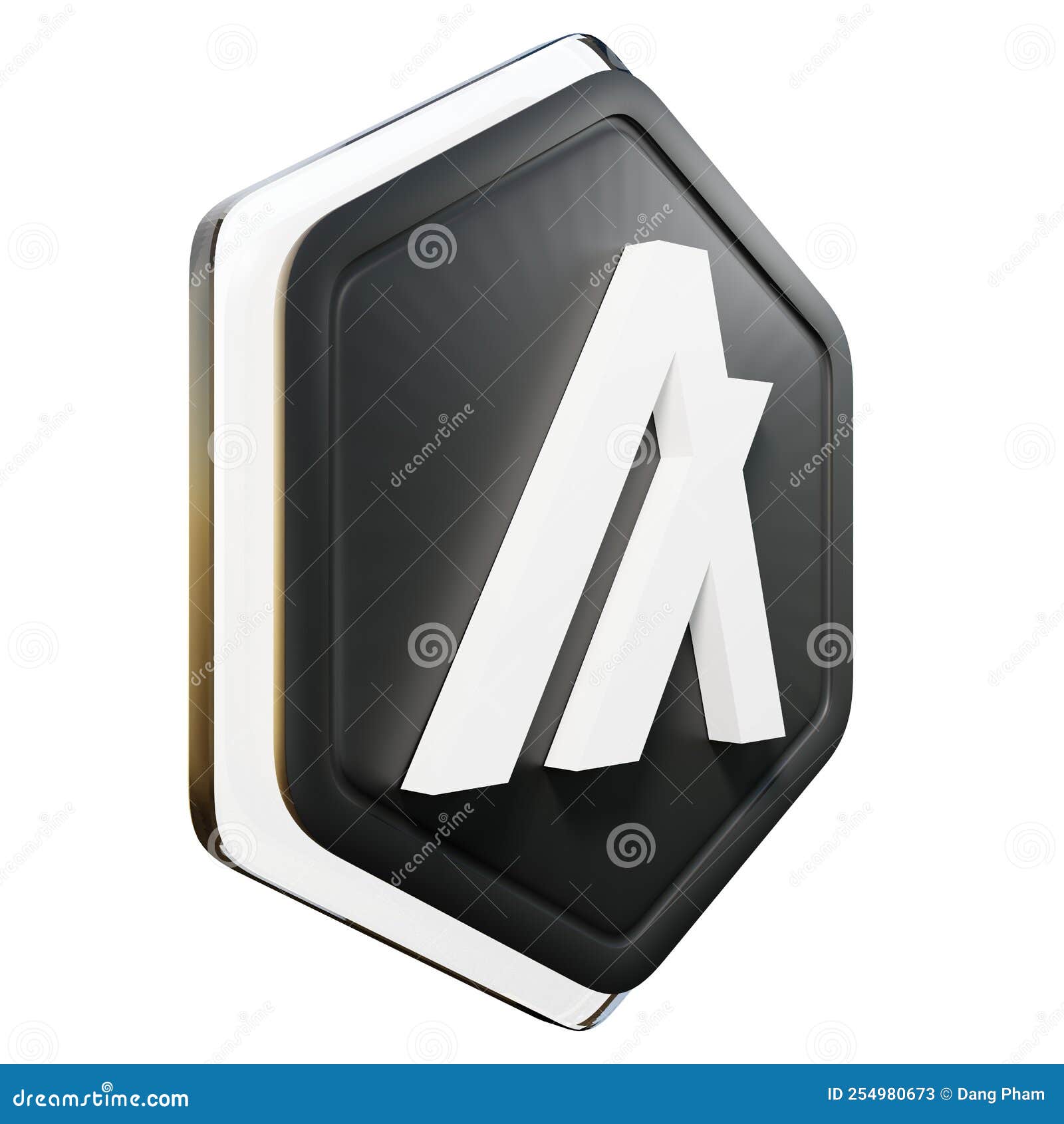 Algorand (ALGO) Badge Left View Stock Illustration - Illustration of  mining, blockchain: 254980673