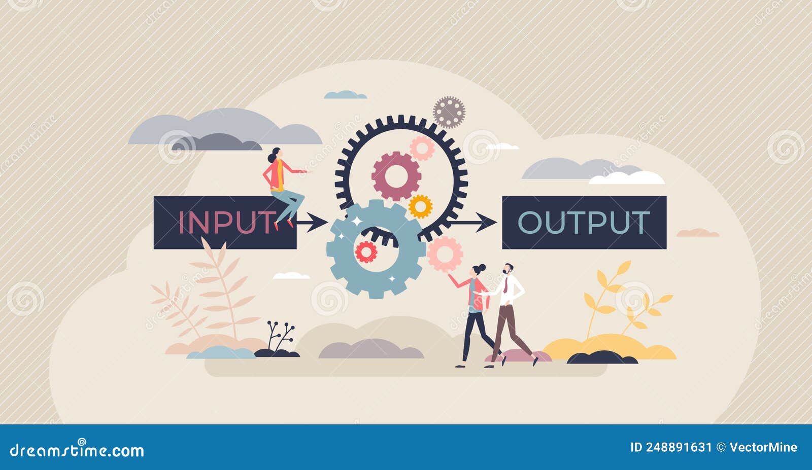 Input Process Output Royalty-Free Stock Photo | CartoonDealer.com #26459409