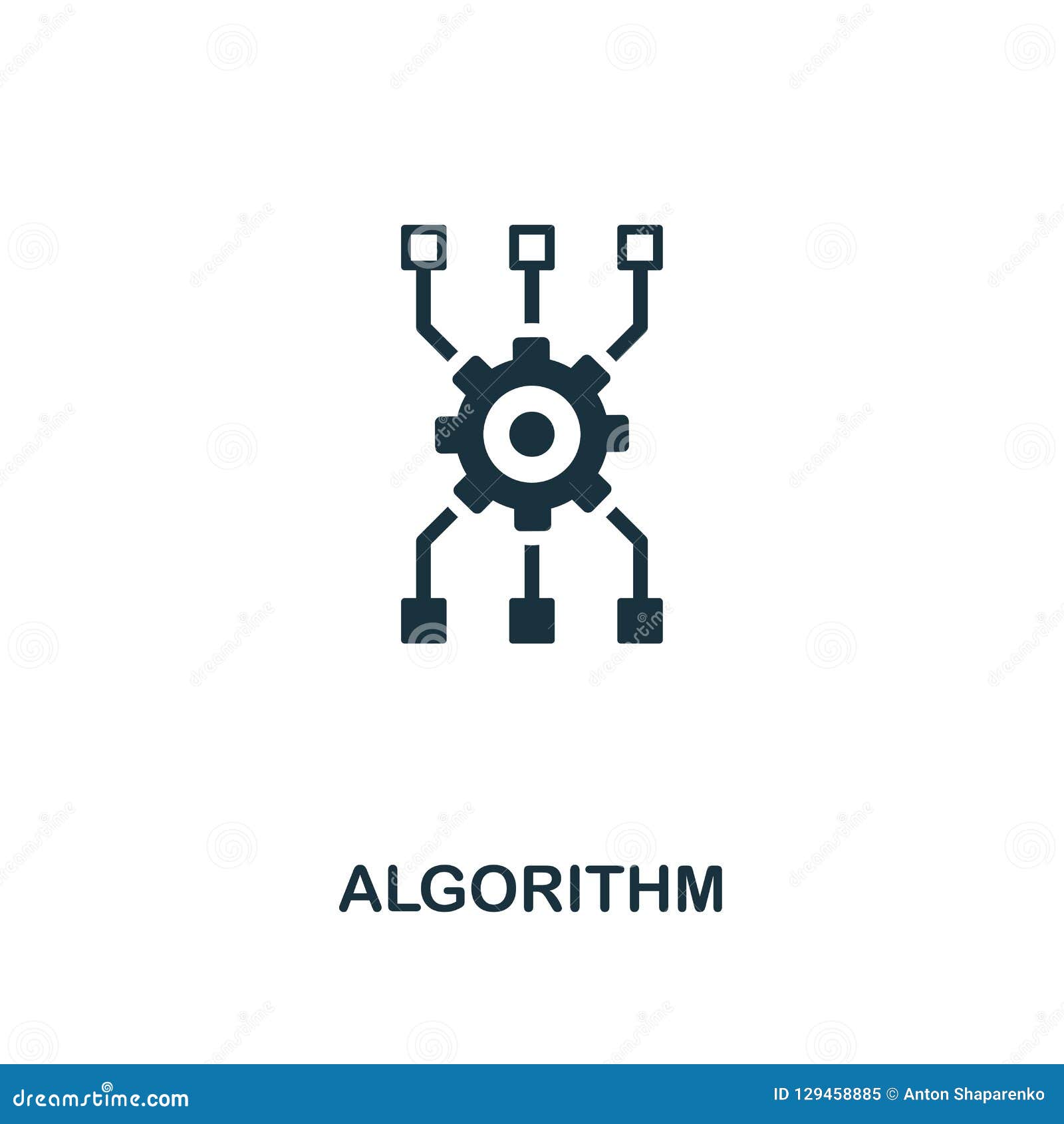 Algorithm Icon. Premium Style Design from Artificial Intelligence Icon ...