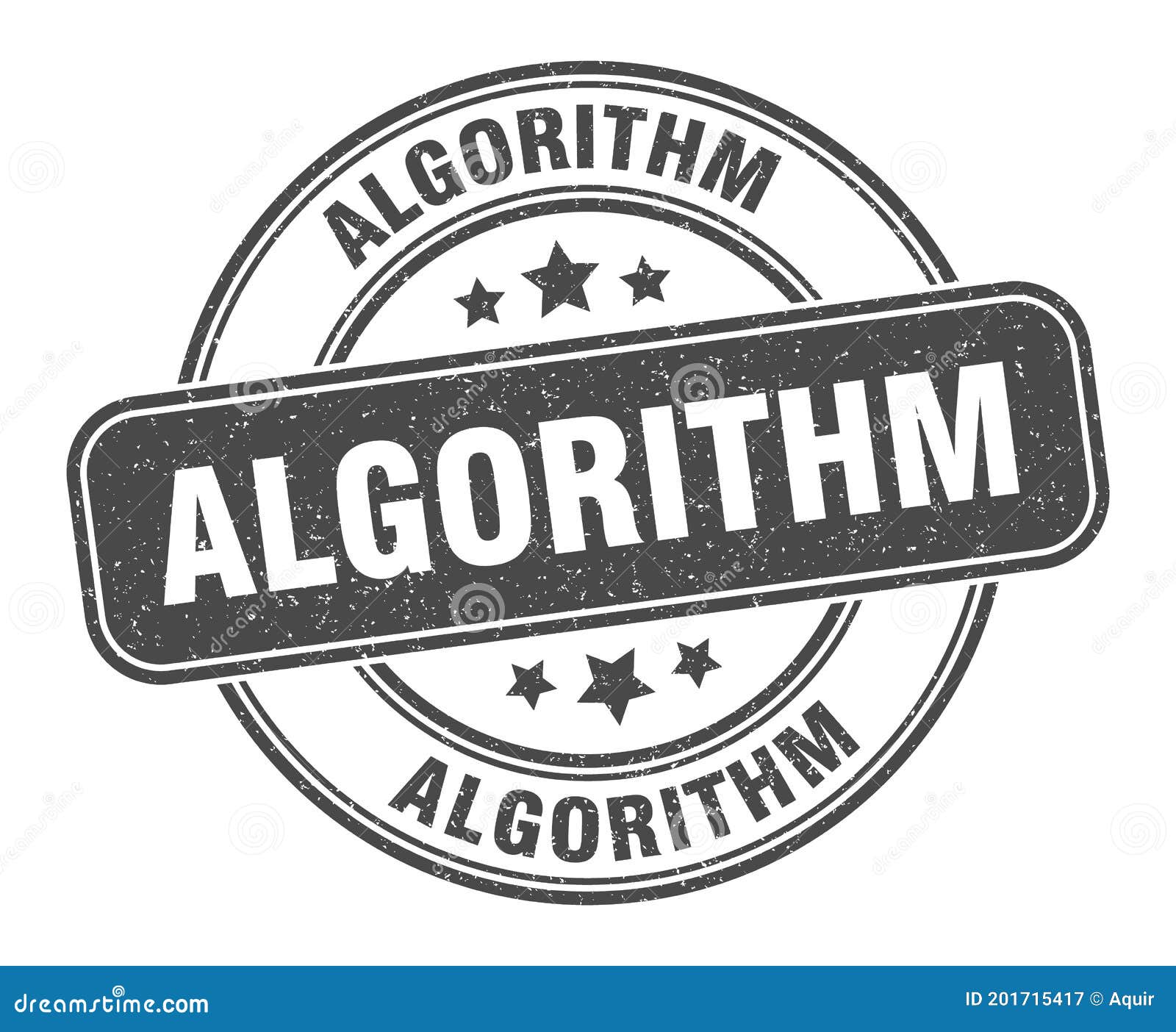 Algorithm Stamp. Algorithm Round Grunge Sign Stock Vector ...