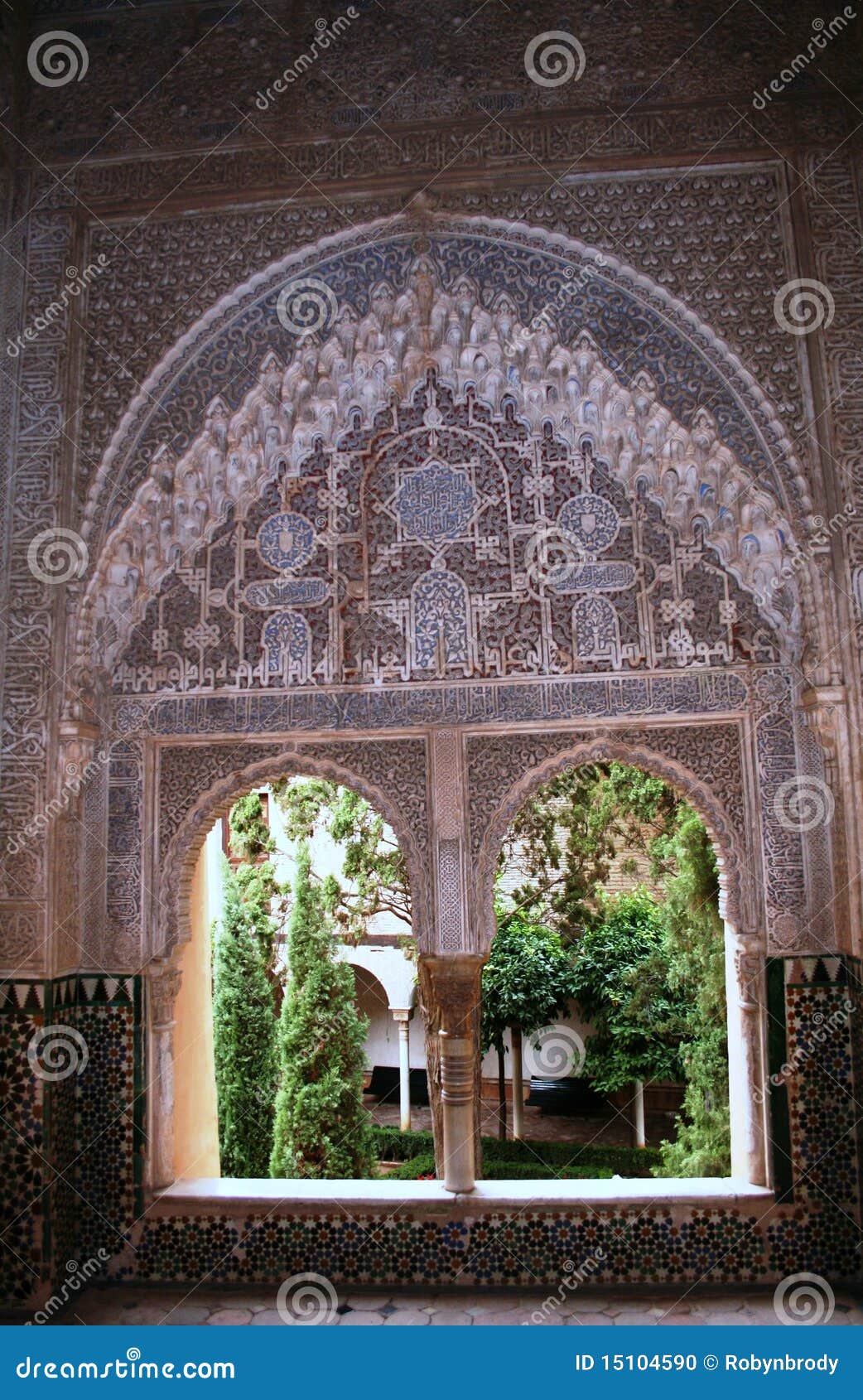 Alhambra stock photo. Image of garden, alhambra, window 15104590