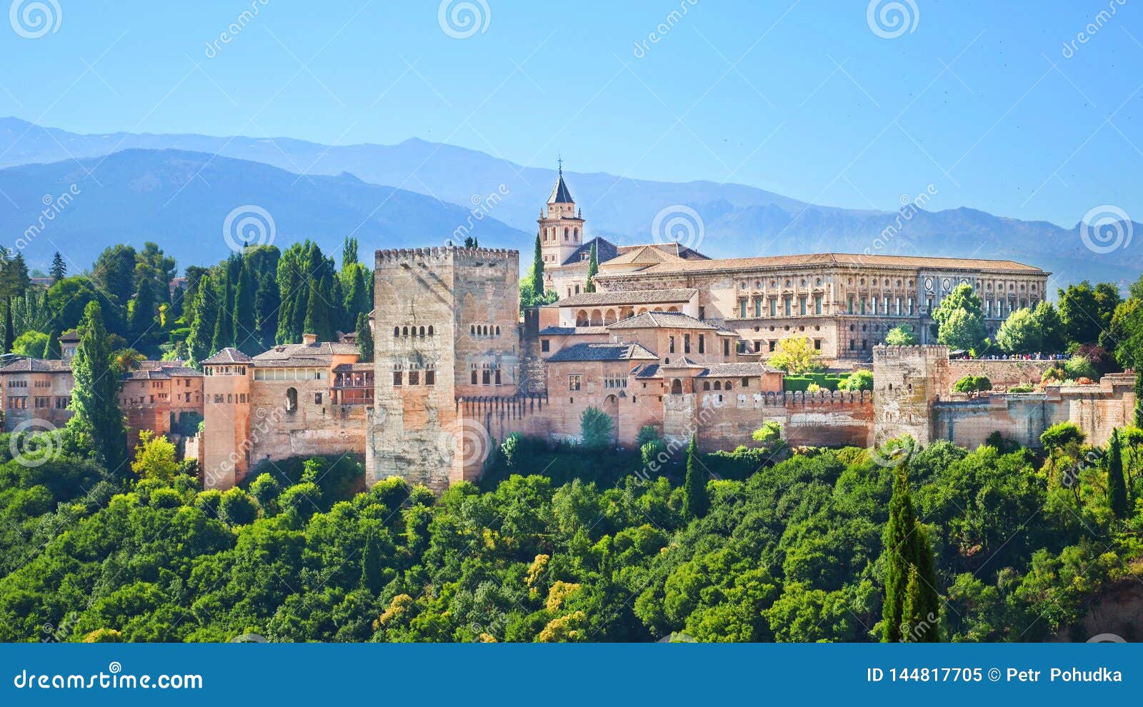 alhambra palace complex in spanish granada