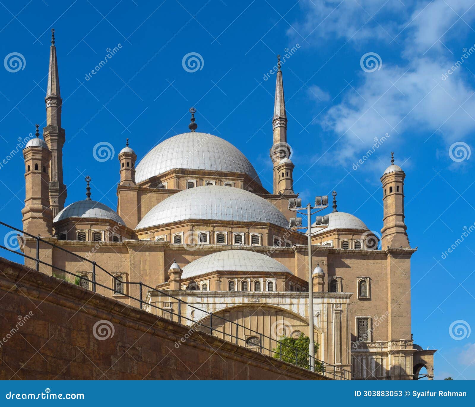 ali pasha mosque which has many interesting domes with four minarets in each corner which is almost similar to the hagia sopia