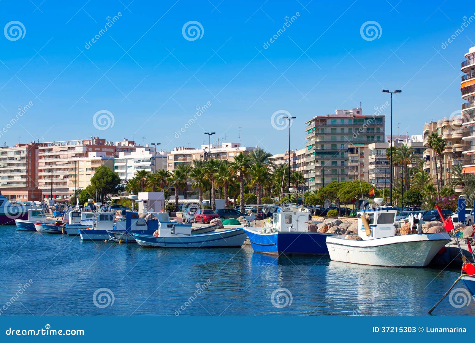 alicante santa pola port marina from valencian community