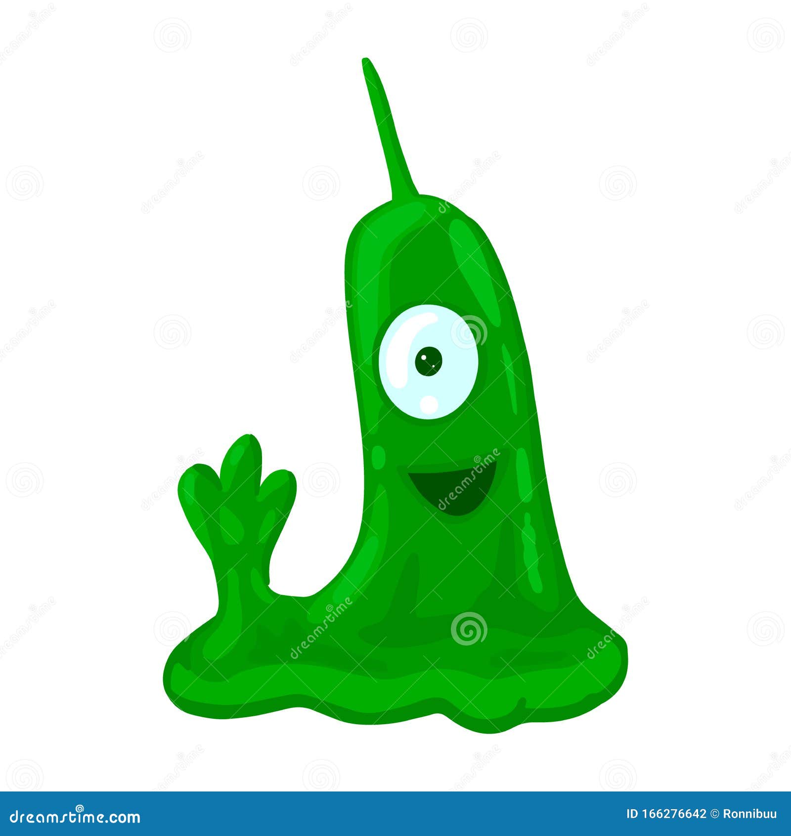 Vetores de Monstro Azul Desenho Animado Feliz Personagem Alienígena Verde  Vetor Projeto Halloween e mais imagens de Alienígena - iStock