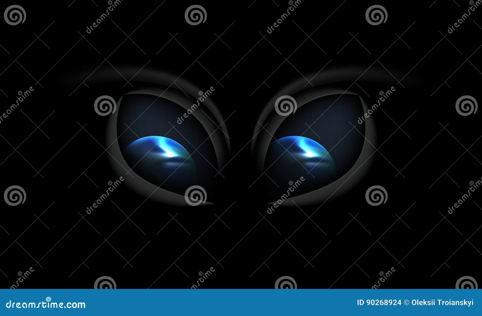 alien eyes on a black background with reflection earth planet in his eyes.