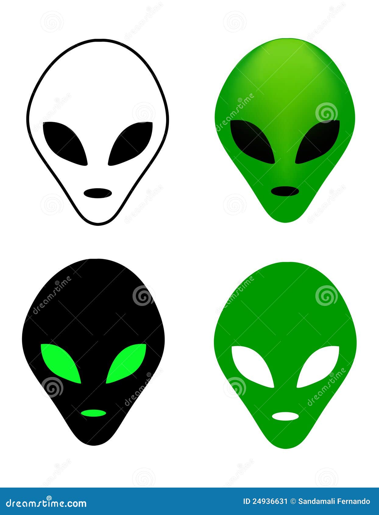 Alien mask stock vector. Illustration of false, contact - 24936631