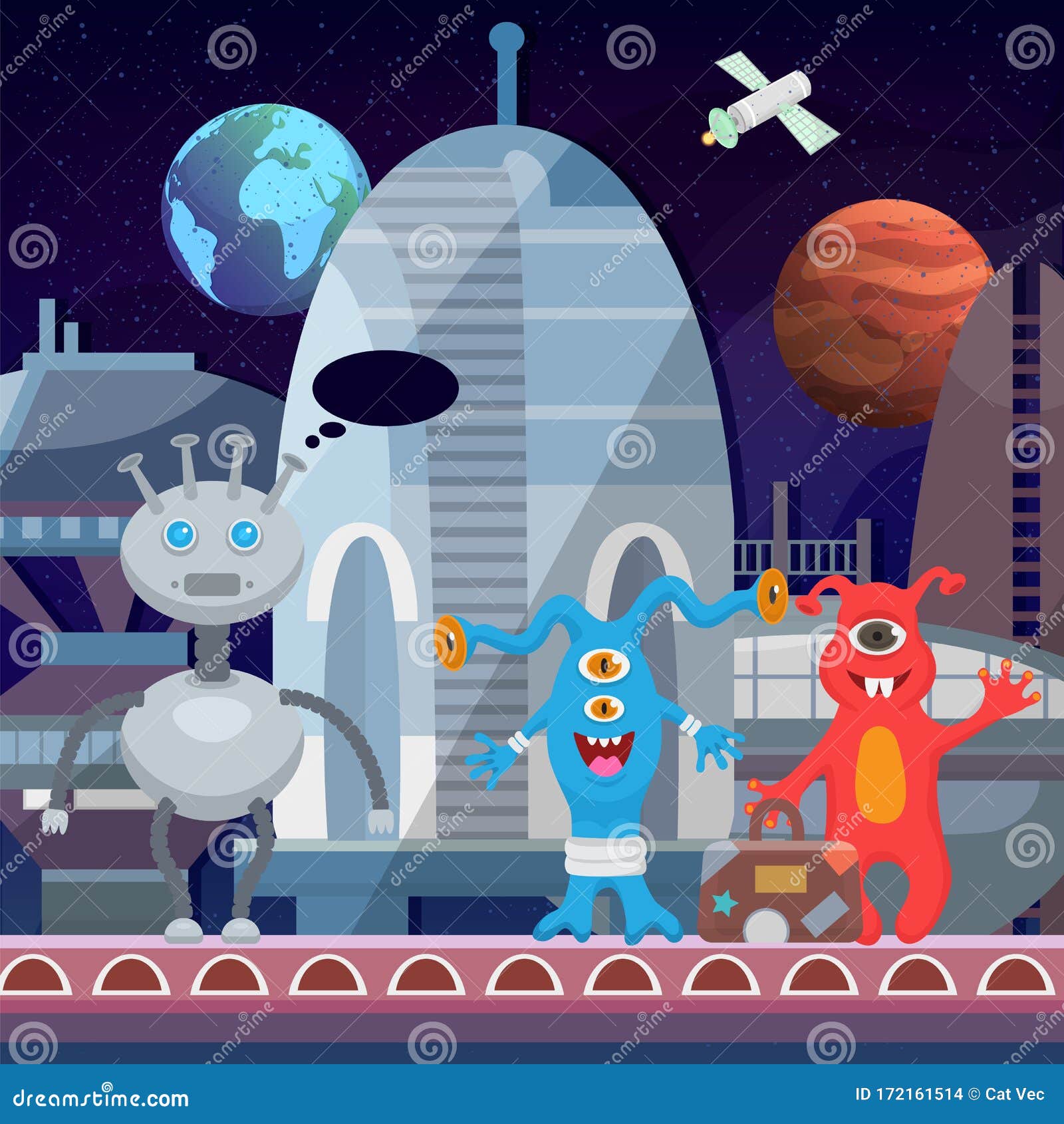 Cartoon Aliens For Kids