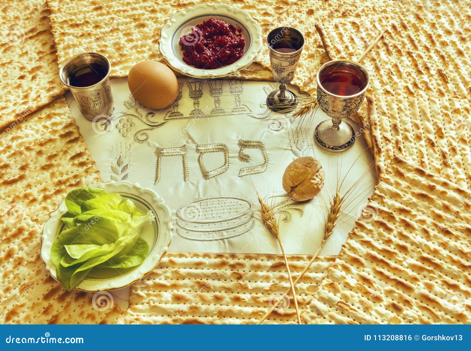 Significato Della Pasqua Per Gli Ebrei Alimento E Bevanda Ebrei Tradizionali Per Il Pesach Ebreo - Festa Di