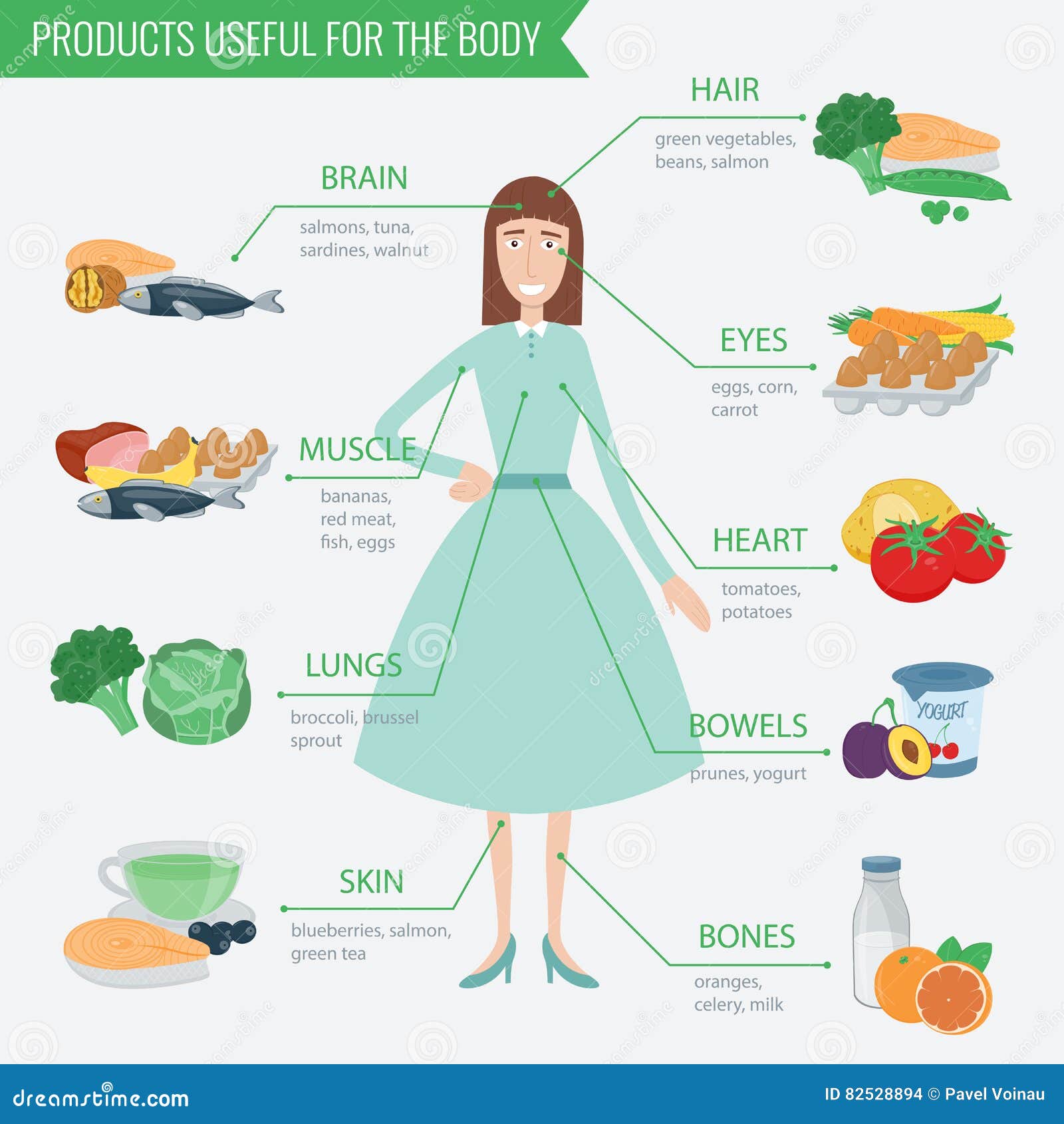 Alimento Sano Per Il Corpo Umano Cibo Sano Infographic Alimento E