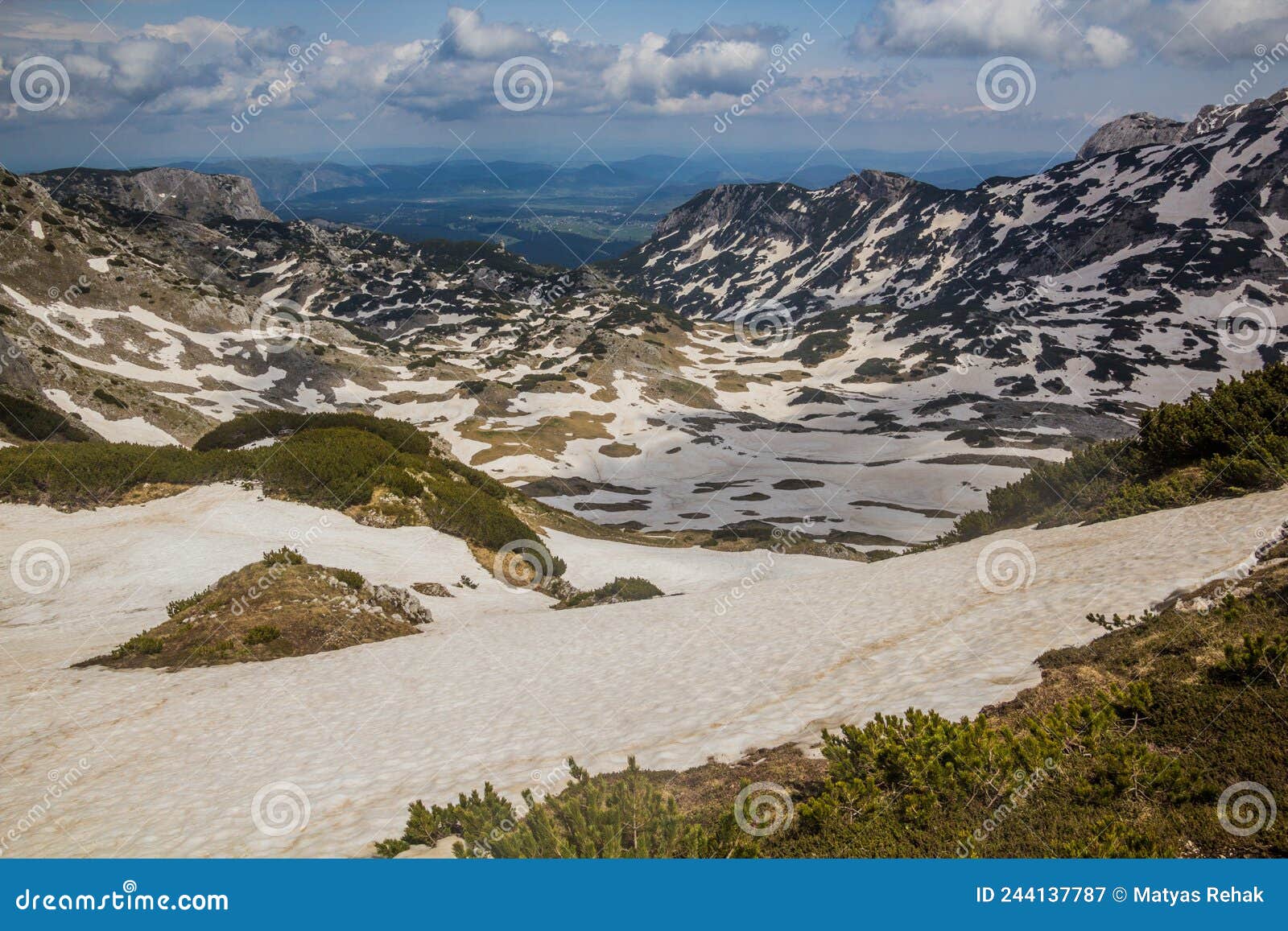 alisnica valley in durmitor national park, montenegr