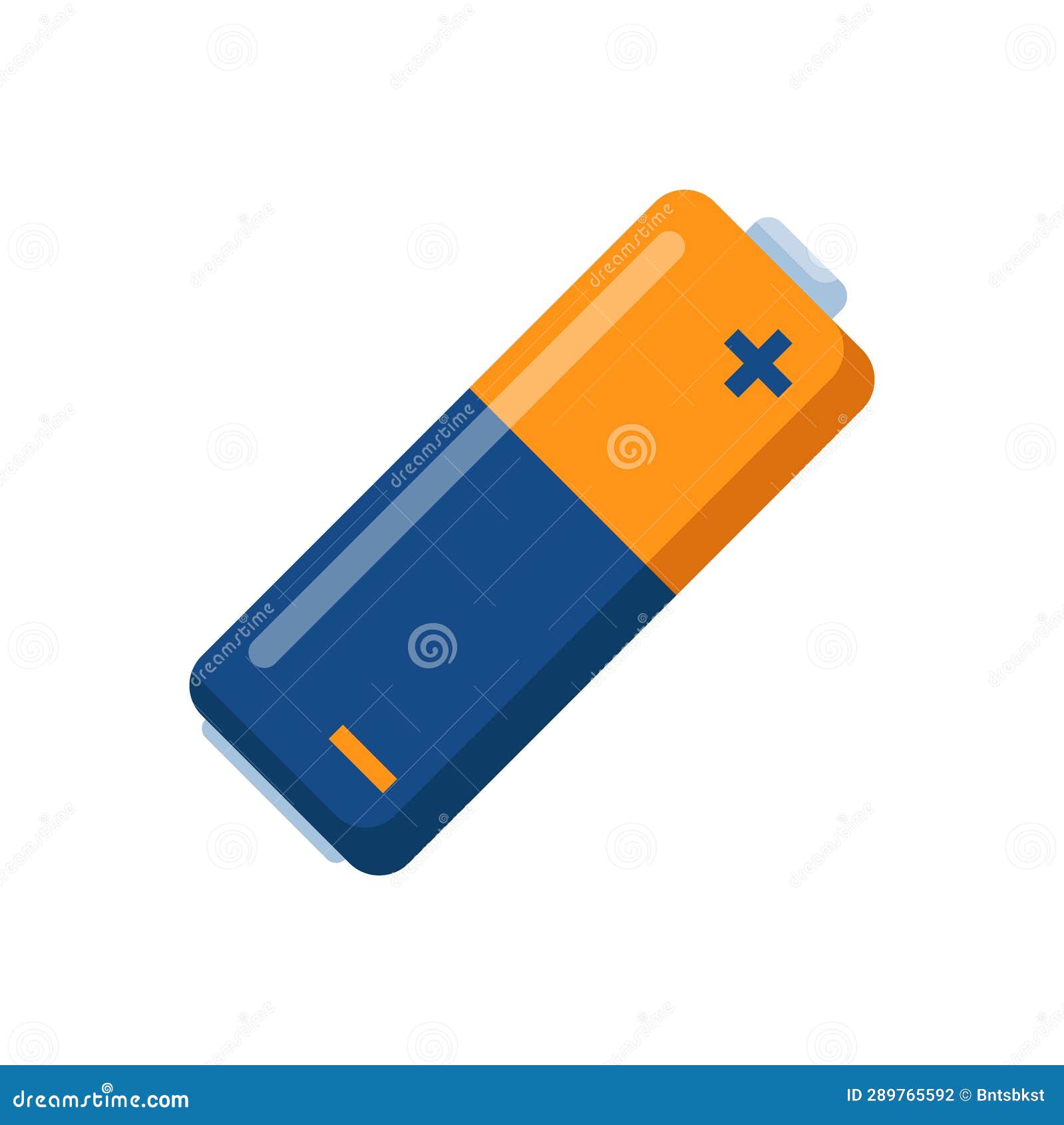 Alkaline Battery. Accumulator. Alkaline Cylindrical Battery, AA Size