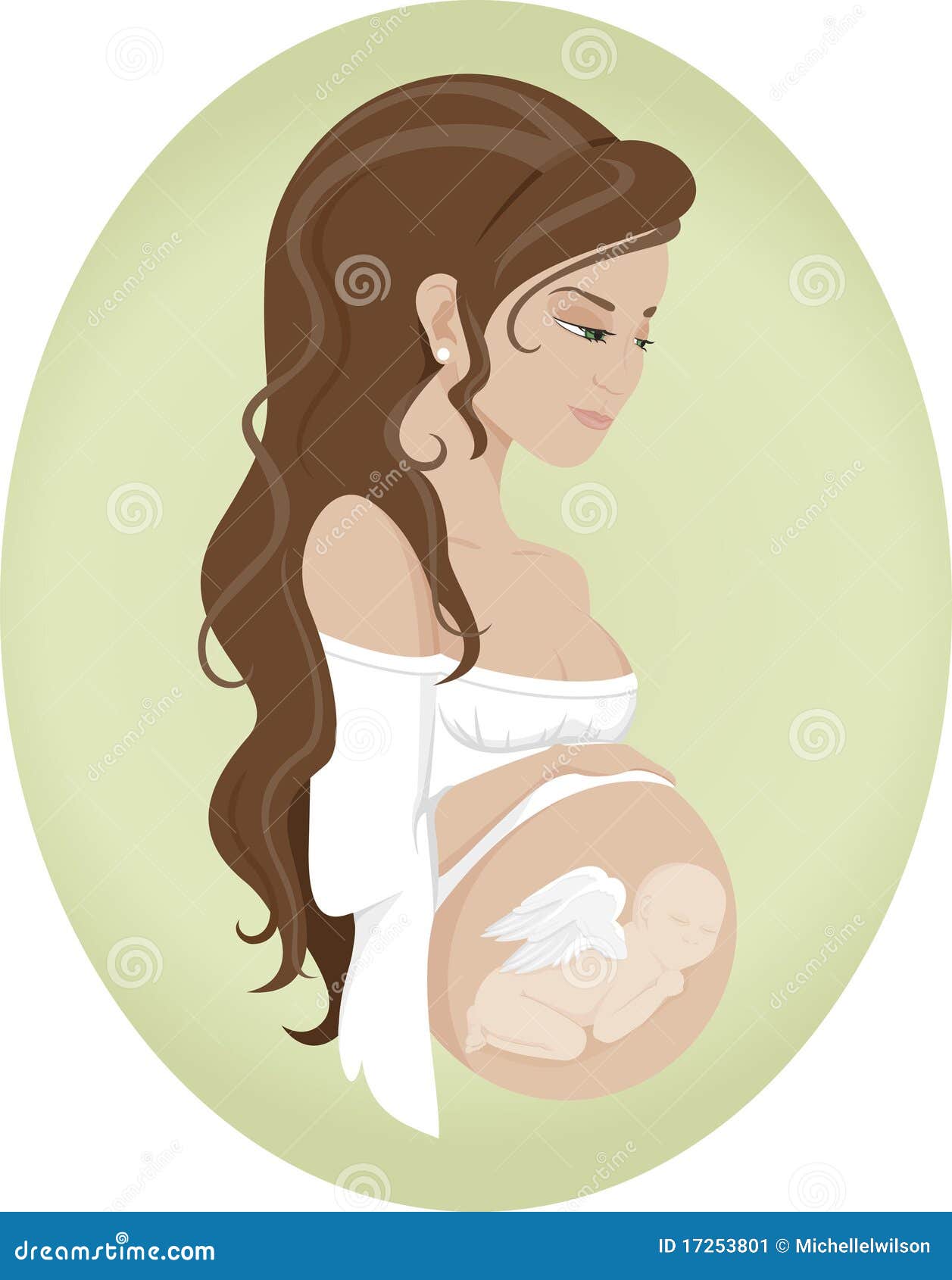 All Babies Are Angels Stock Vector Illustration Of Pregnant