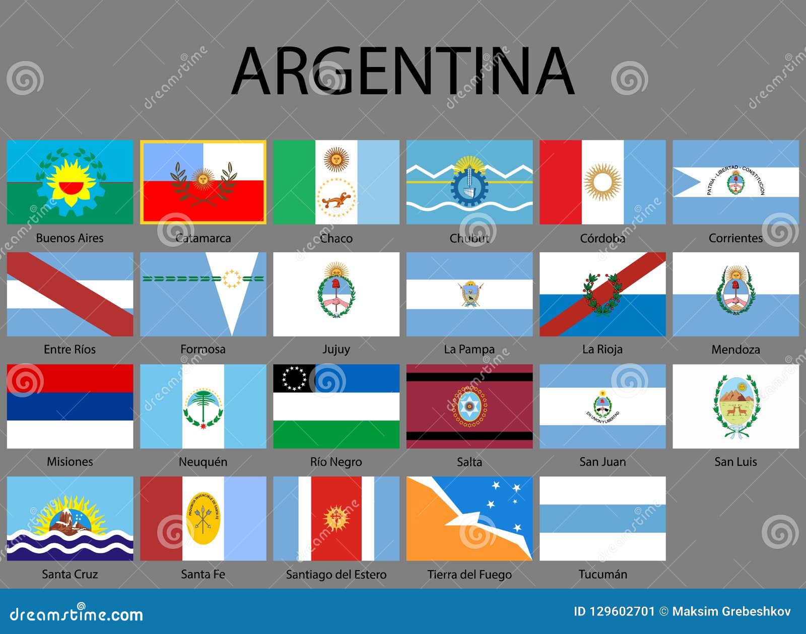 Flags Of Argentina Provinces