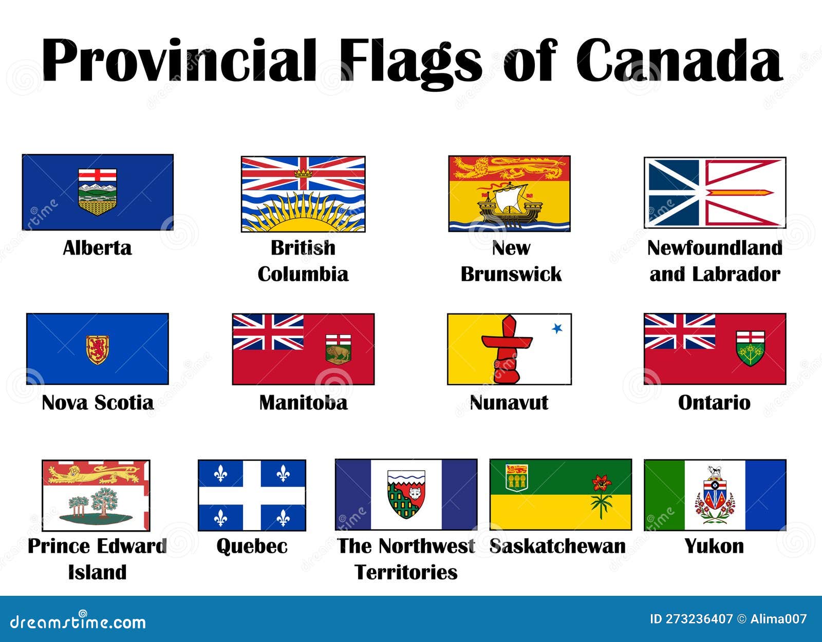 All Flags Of Regions Of Chile Template For Your Design Cartoon Vector