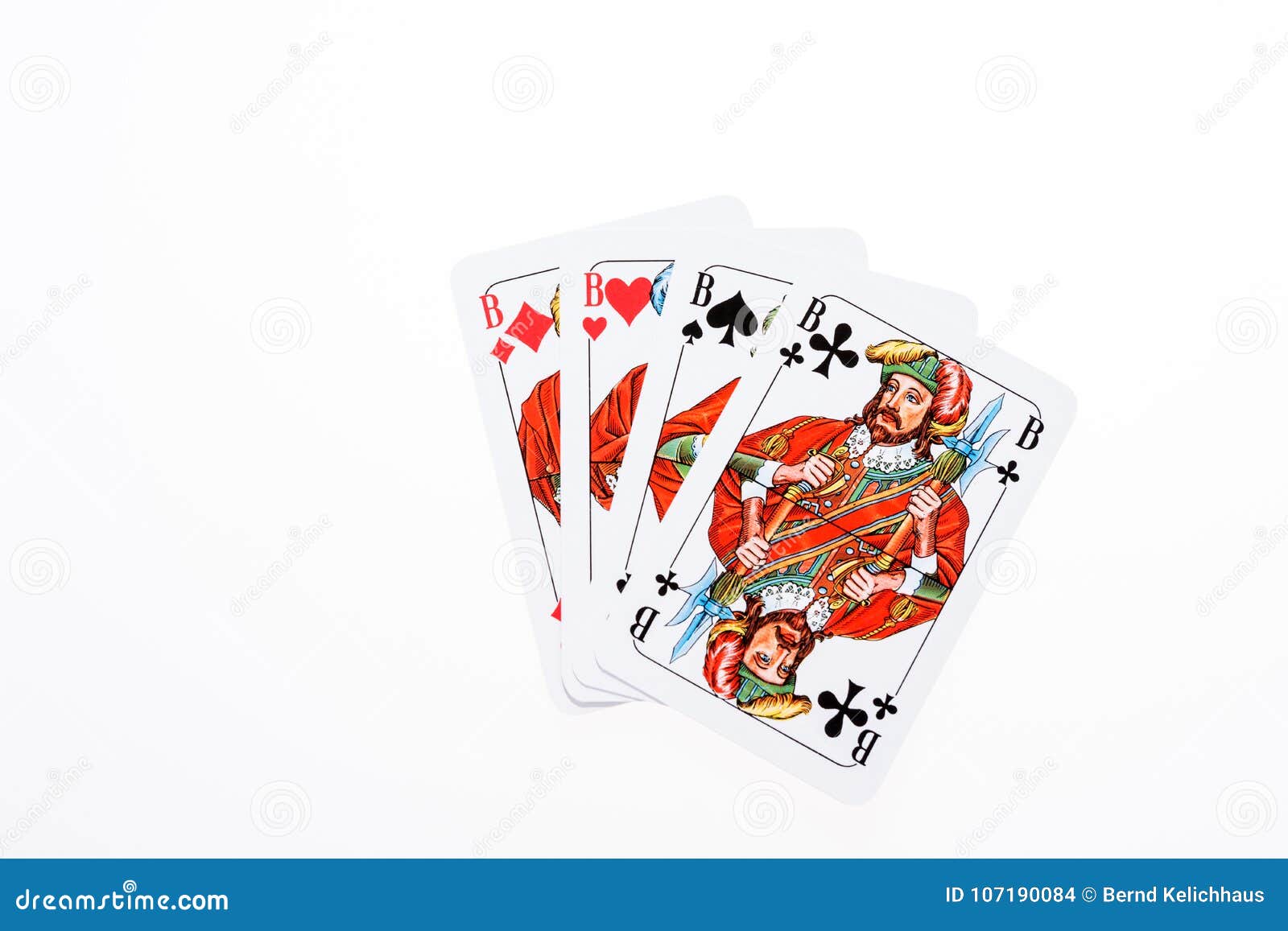 All Four Jacks from the Card Game Stock Photo Image of concepts