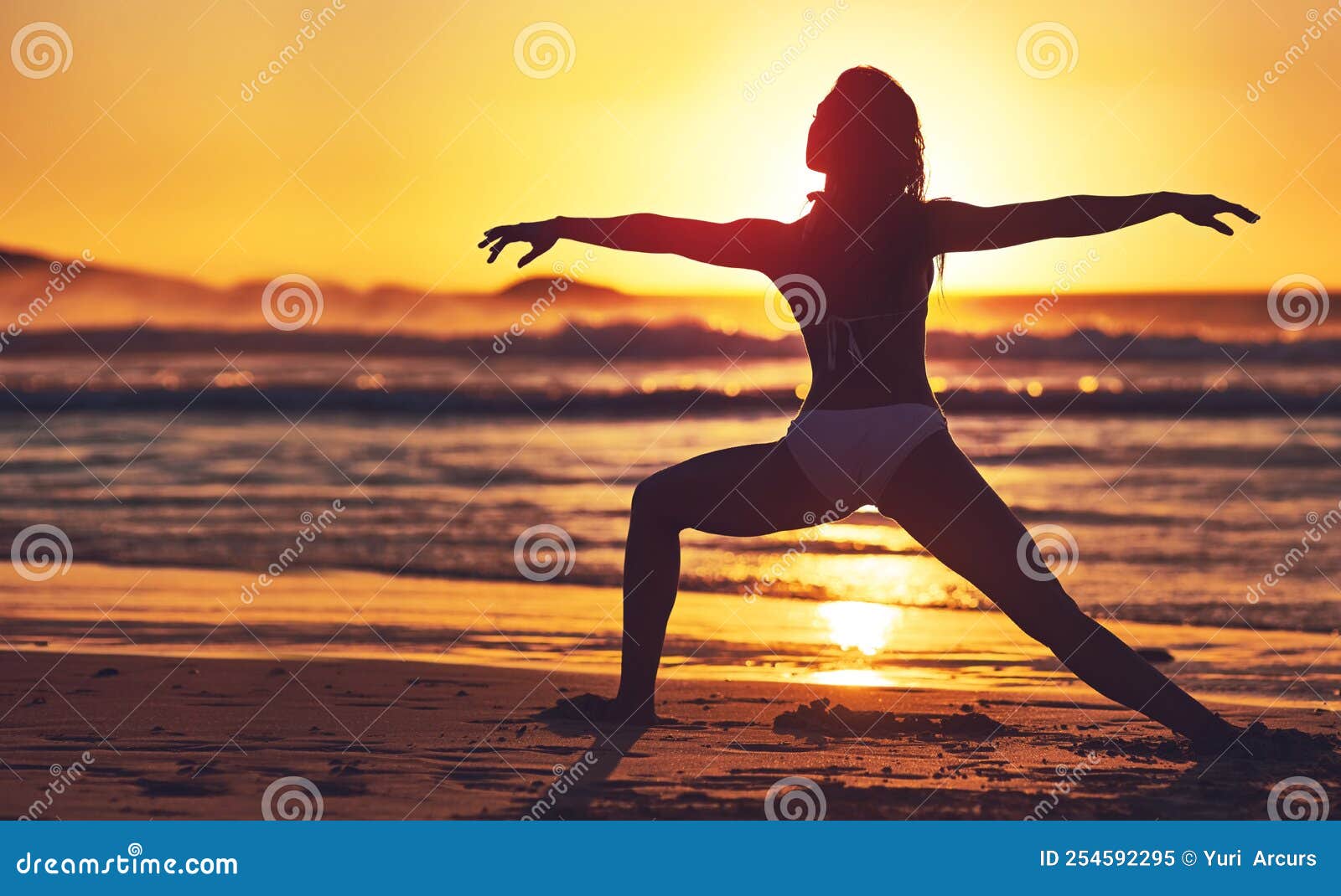 all-good-things-are-wild-and-free-silhouette-of-young-woman-practising