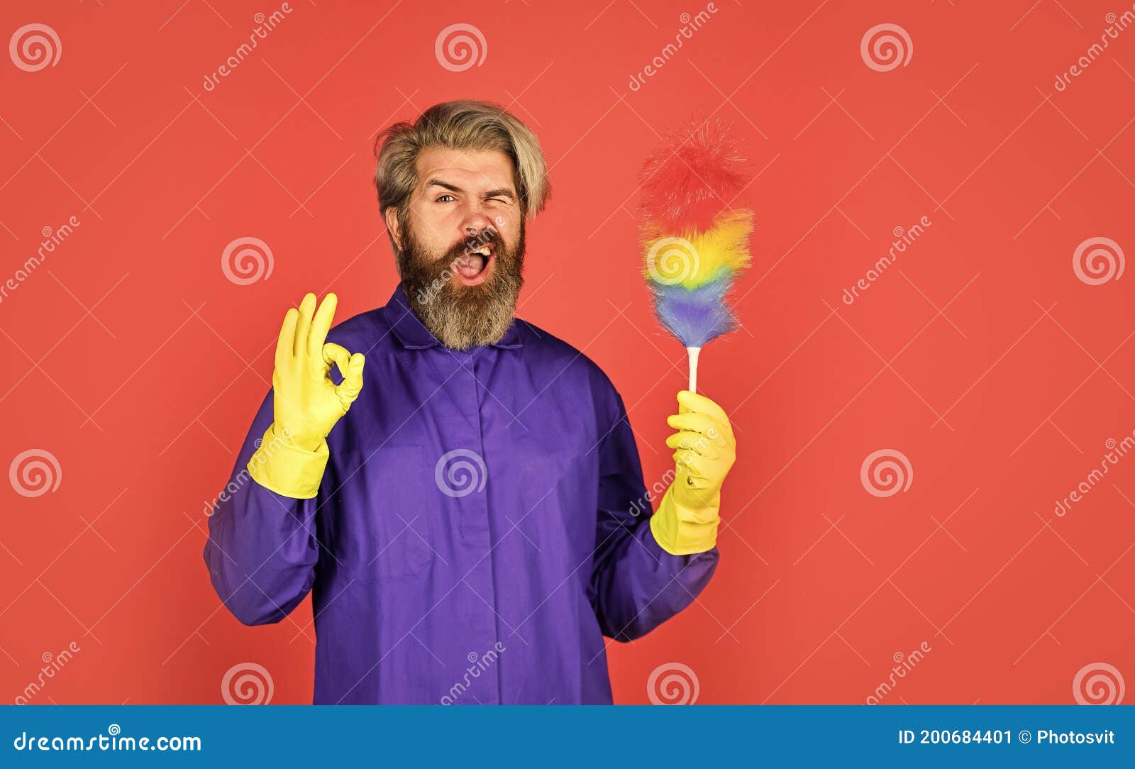 all ia ok. gender inequality start from household. businessman maid pp duster. service worker use ppduster. hygiene and