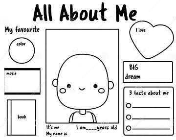 All About Me Paper Printable Get What You Need For Free