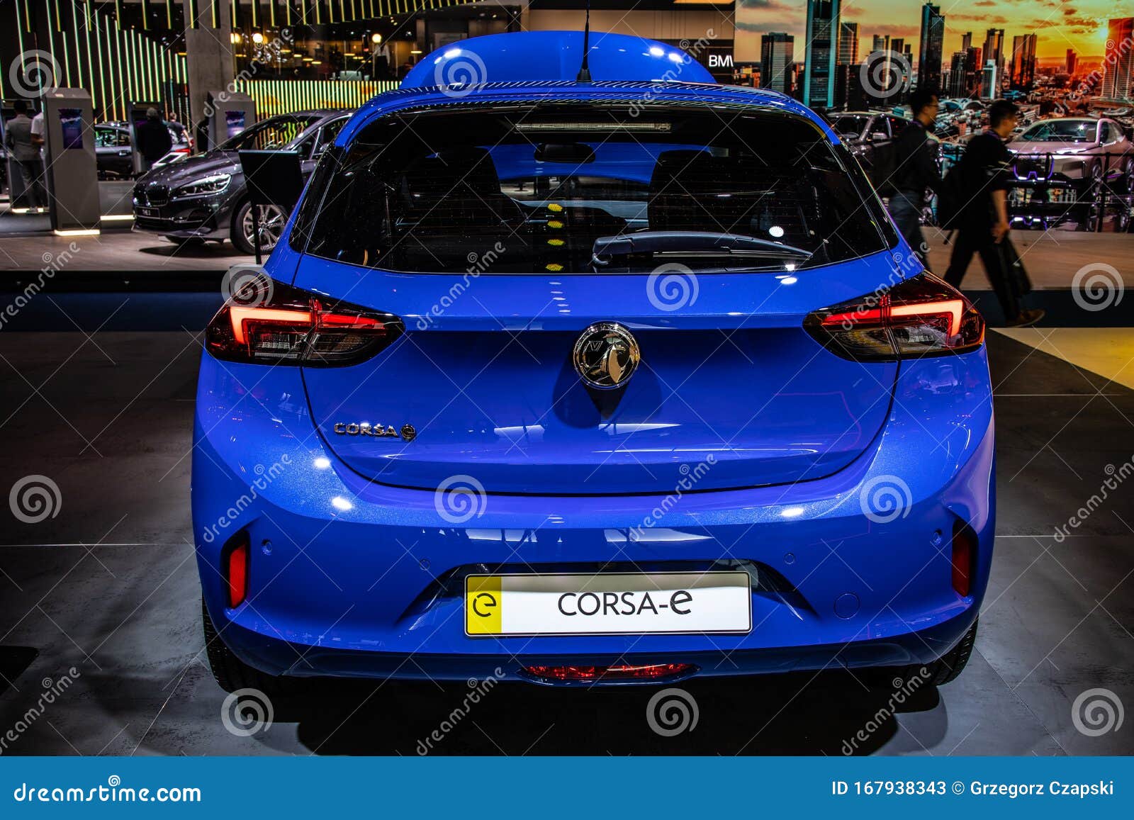 Frankfurt, Germany, Sep 2019 all new OPEL Corsa F at IAA, PSA CMP