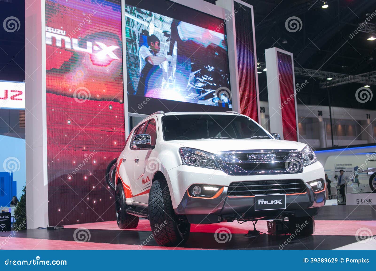 All New White Mu X From Isuzu At The 35th Bangkok International Motor Show Concept Beauty In The Drive On March 27 14 In Bang Editorial Stock Image Image Of Motor Editorial