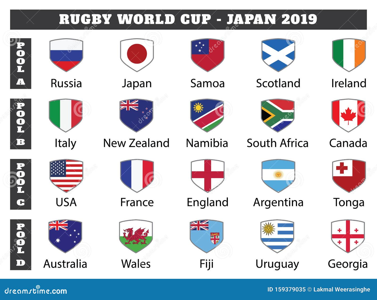 Rugby World Cup Teams
