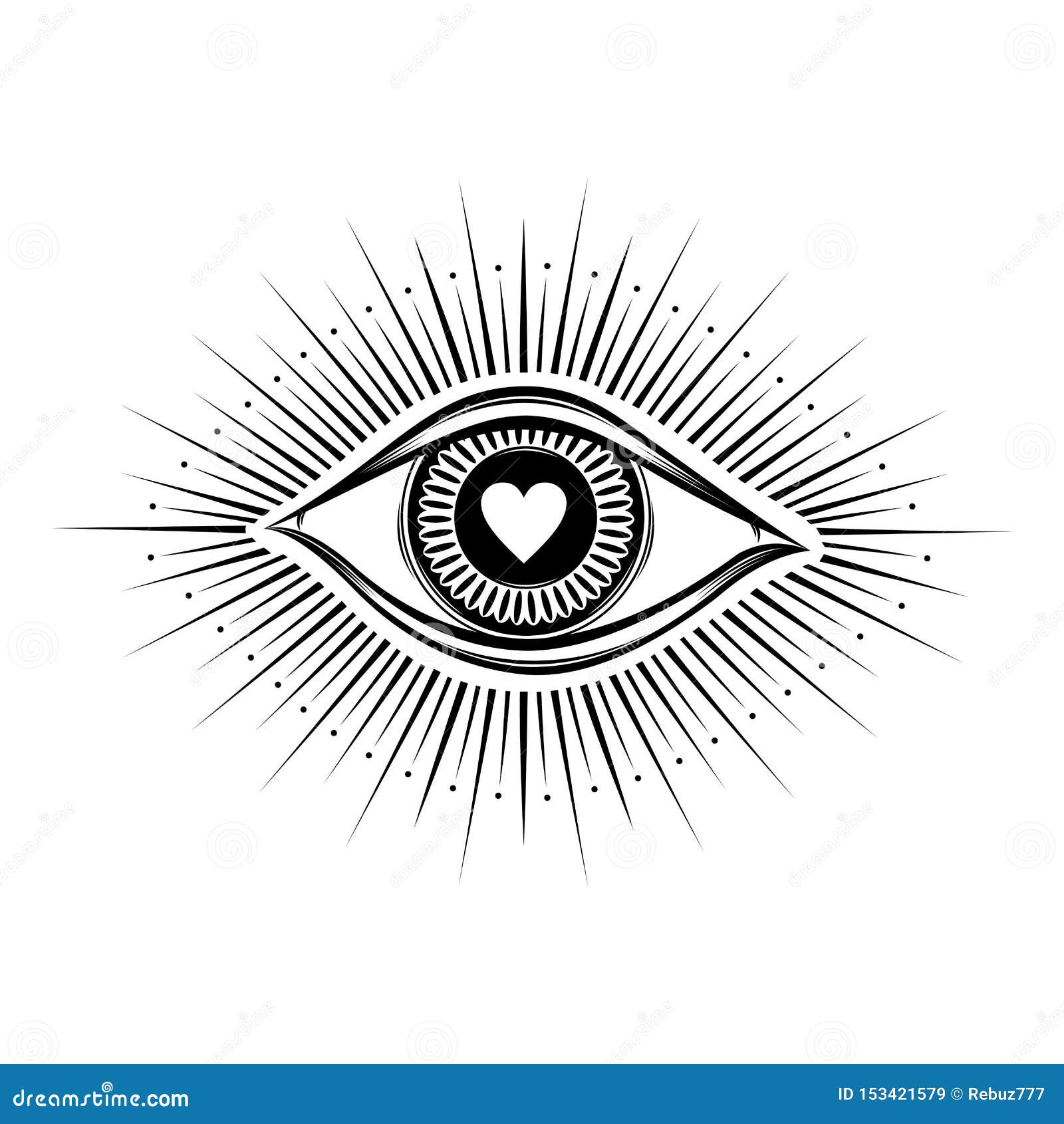all seeing eye . vision of providence. alchemy, religion, spirituality, occultism, tattoo art.  .