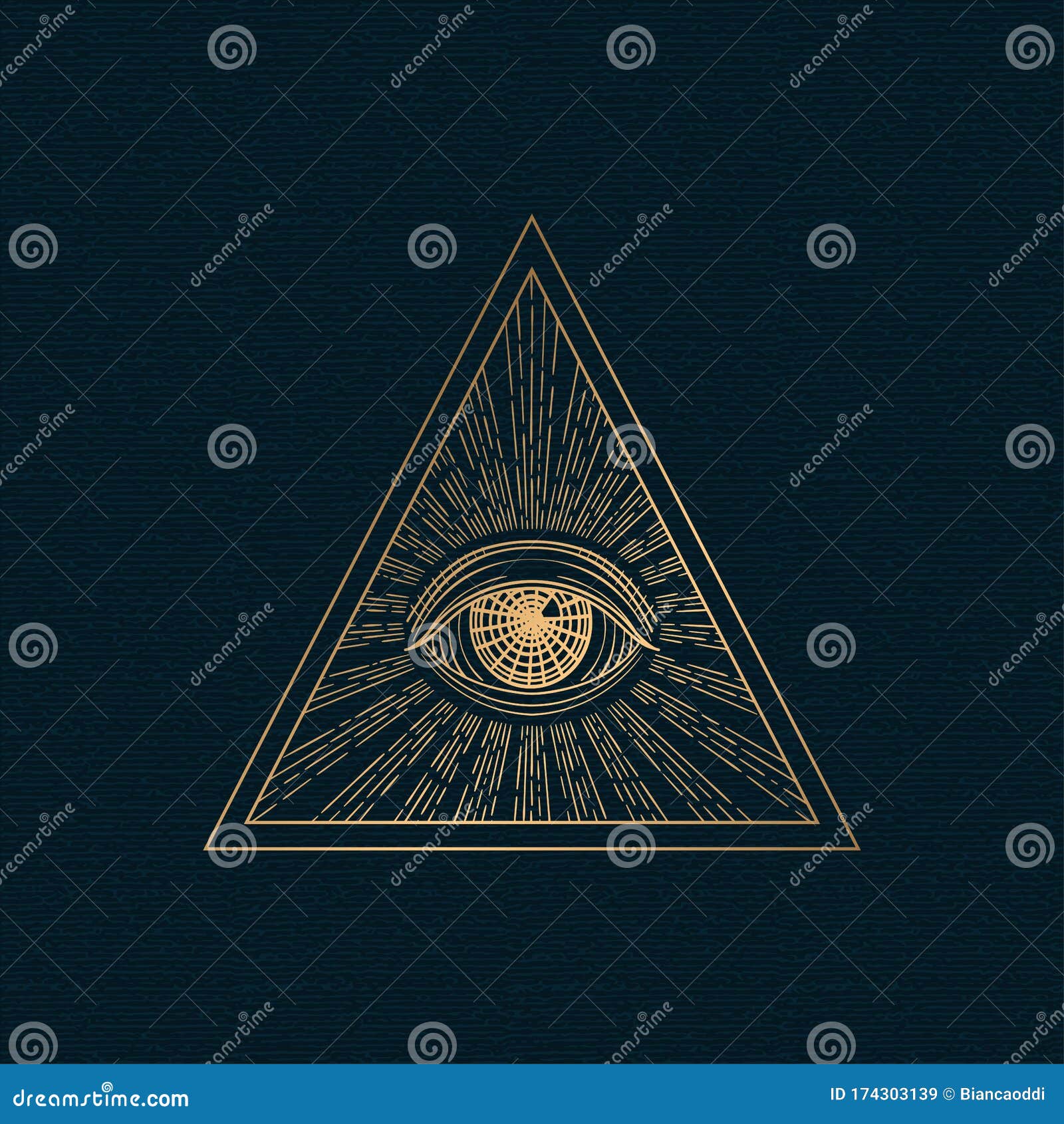 illuminati triangle black