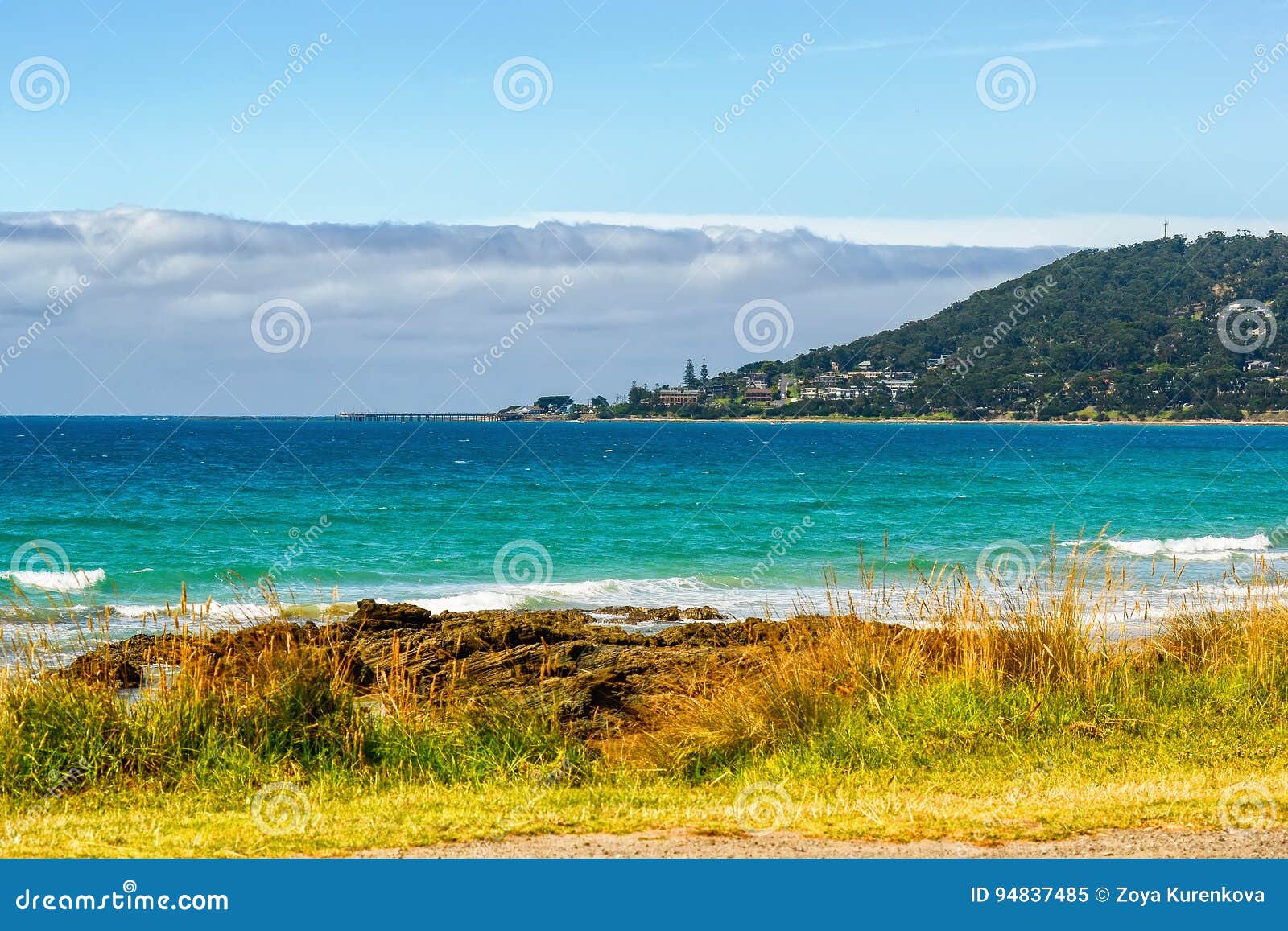 All Shades of Blue of the Pacific Ocean. Stock Image Image of beauty