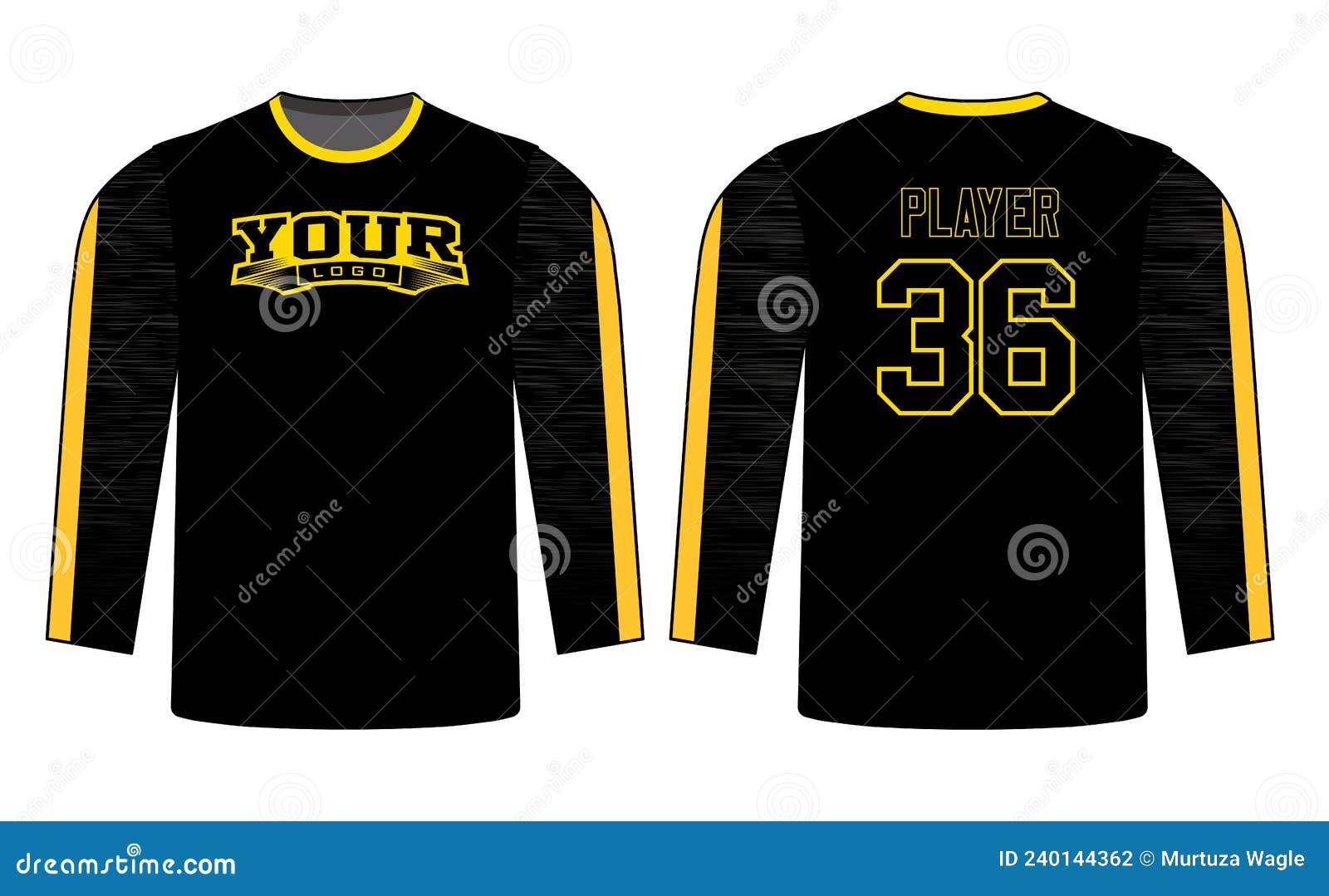 All Sports Team Jersey Design with an Elegant Edgy and Wild Look Stock ...