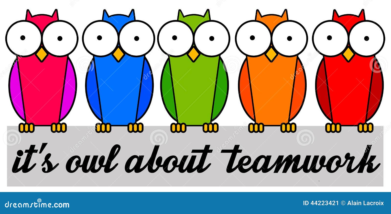 All about teamwork stock illustration. Illustration of social 44223421