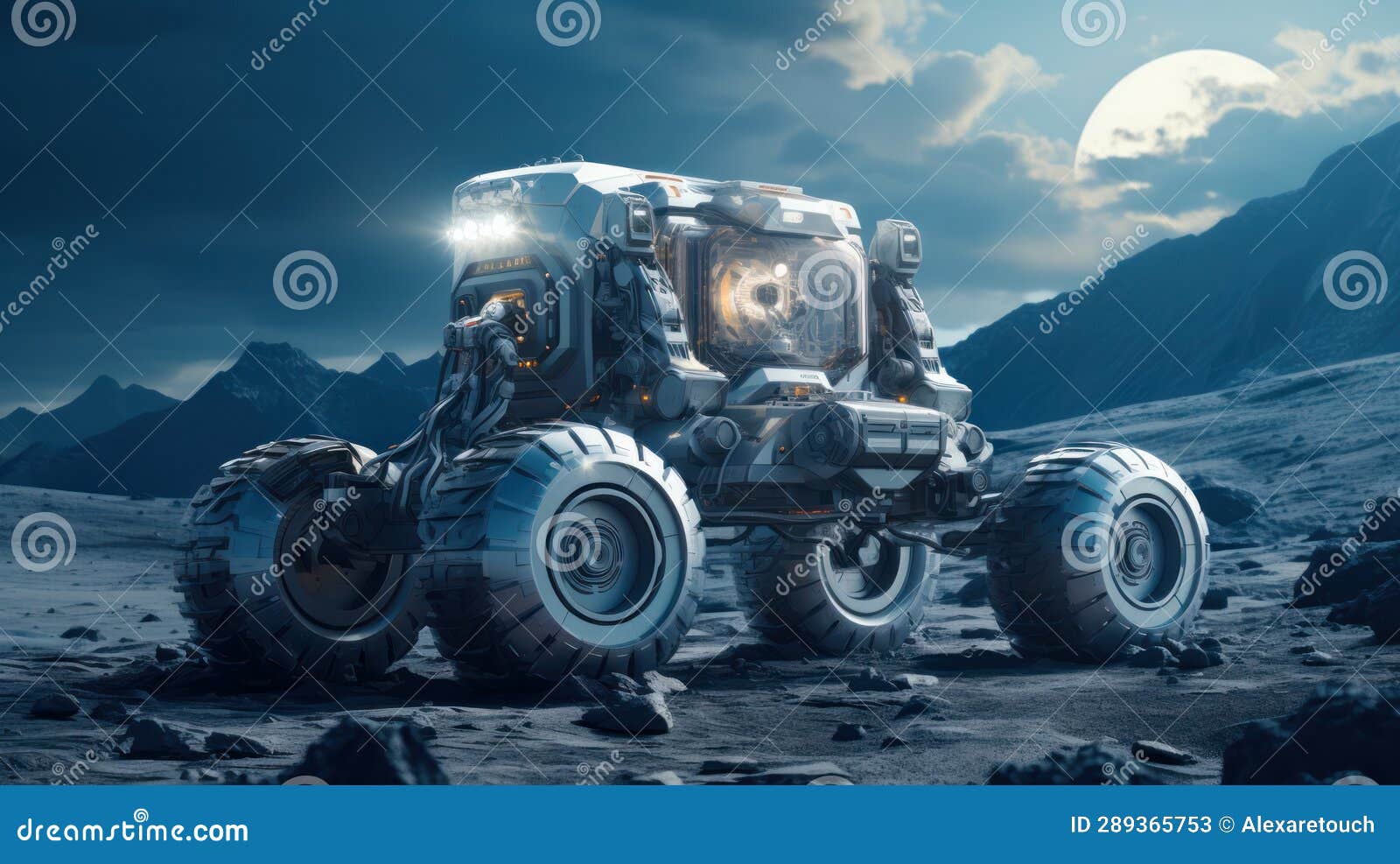 all-terrain vehicle - a robot with large wheels that will move on the surface of the planet