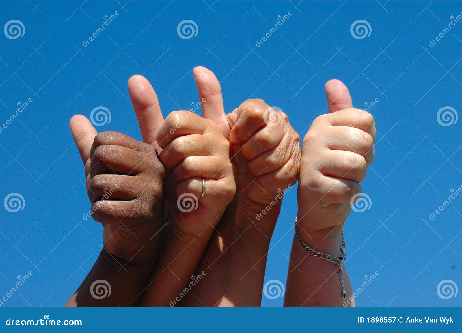 All thumbs up stock image. Image of coloured, freedom - 1898557