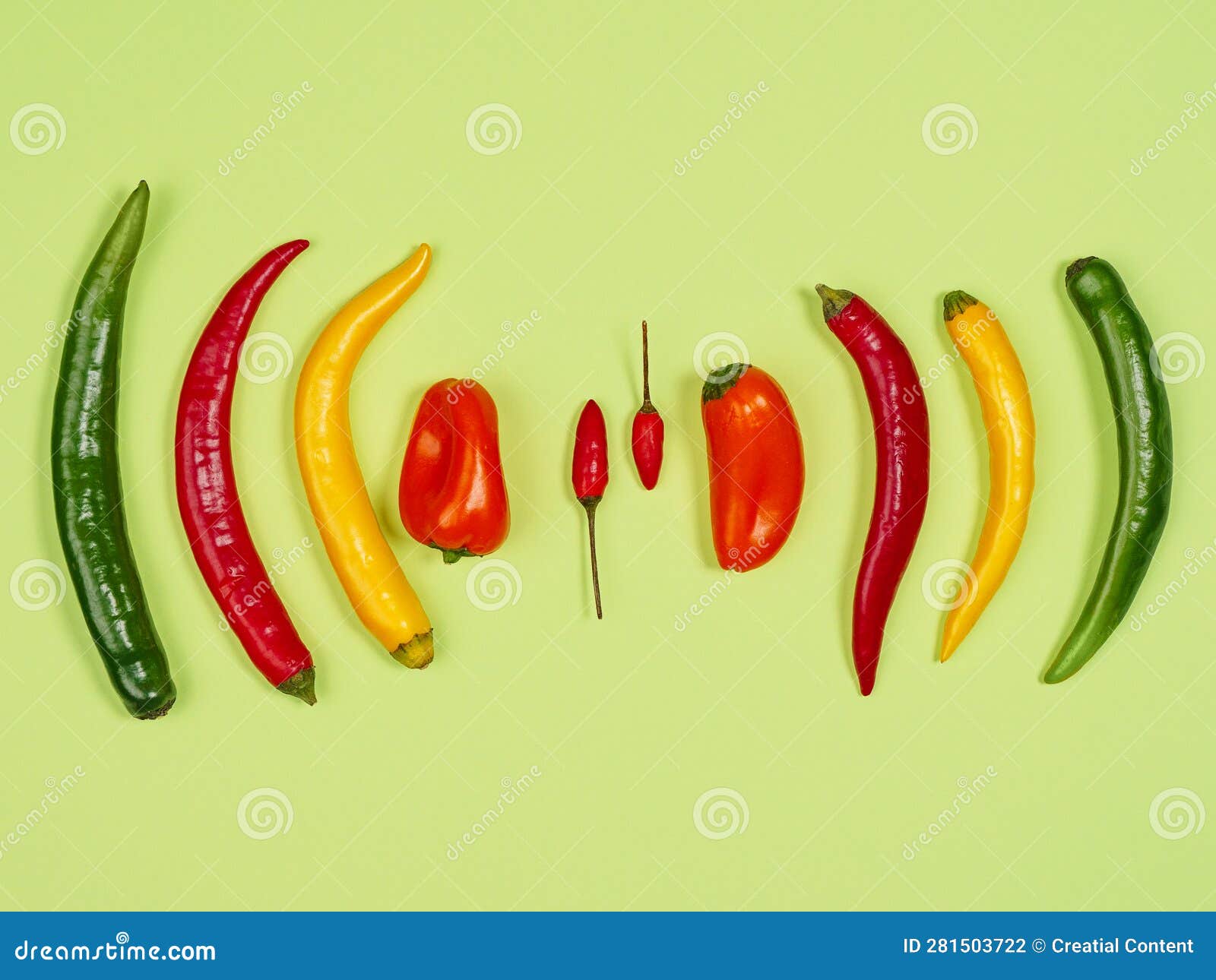 All types of peppers stock photo. Image of chili, heartburn 281503722