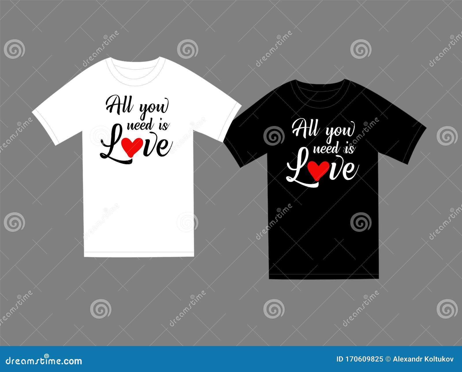 love quotes for t shirt printing