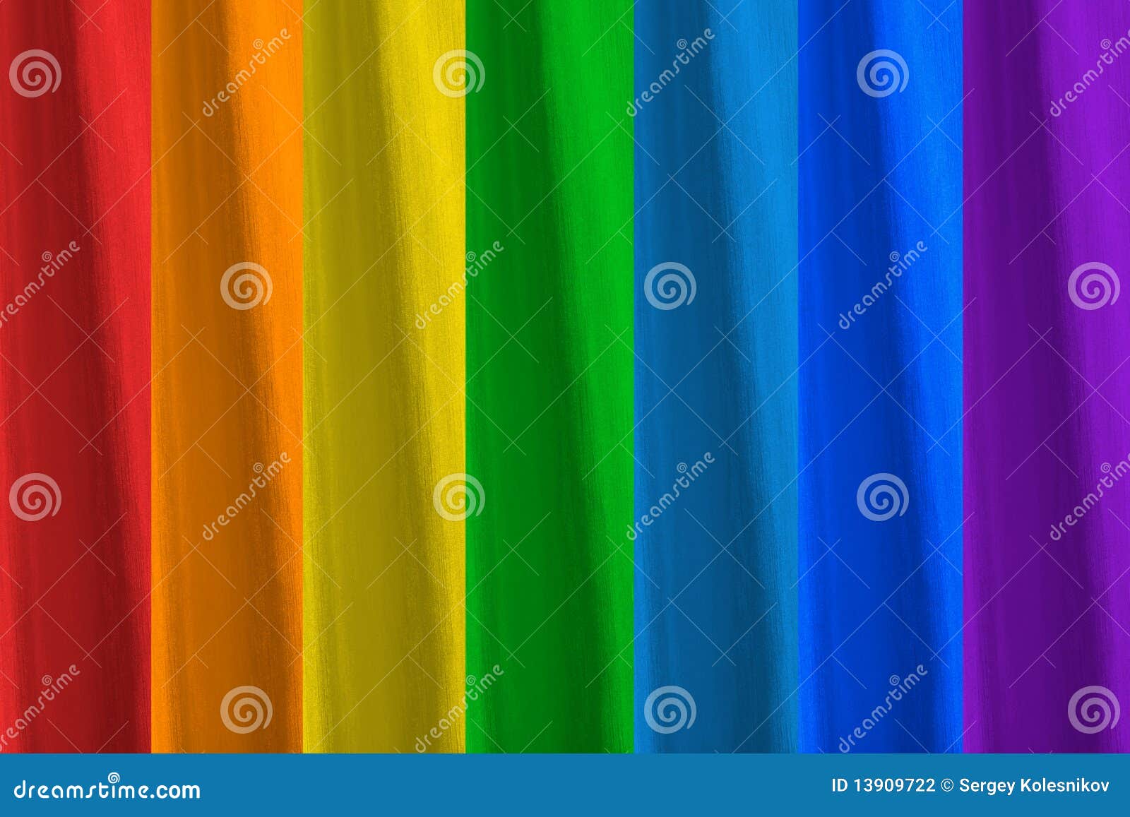 Regenbogens farbe des Sich die