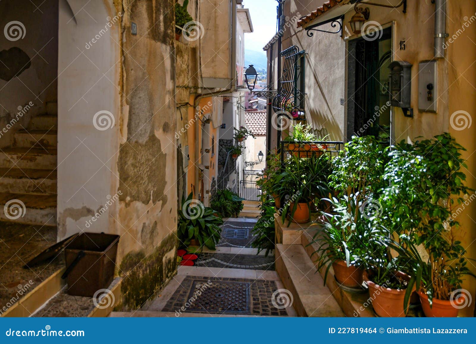 the seaside town of diamante, italy.