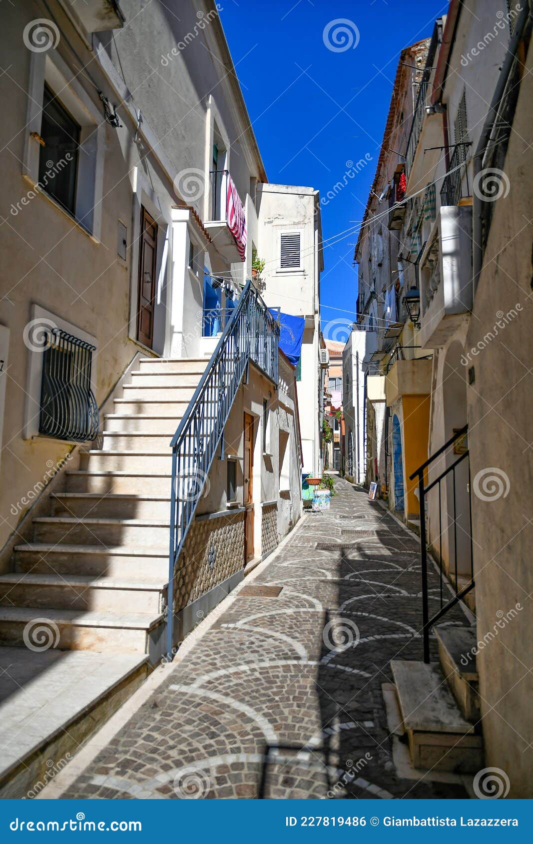 the seaside town of diamante, italy.