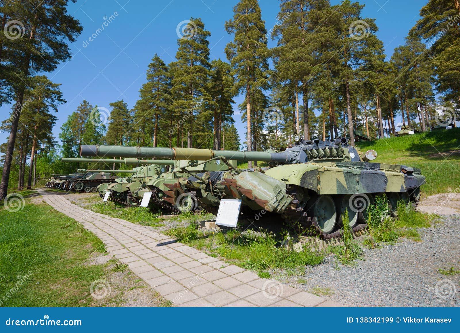 On The Alleys Of The Parola Tank Museum View Of The Soviet Tank T 72m1 Finland Editorial Stock Image Image Of Finland Transport