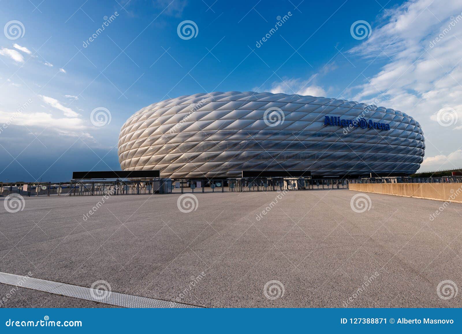 Allianz Arena Football Stadium Munich Germany Editorial Photo Image Of Building Futuristic 127388871