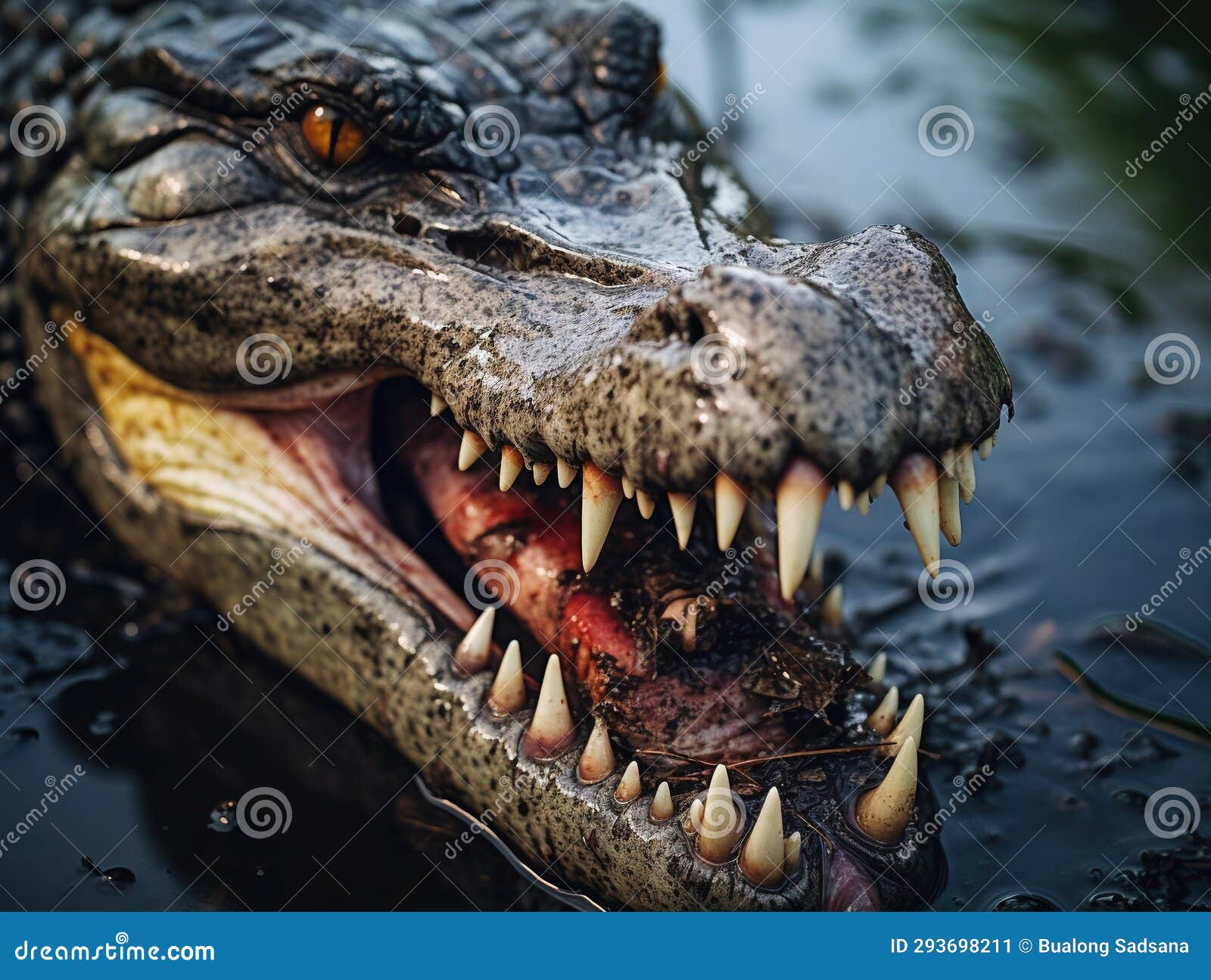 Alligator head stock illustration. Illustration of large 293698211